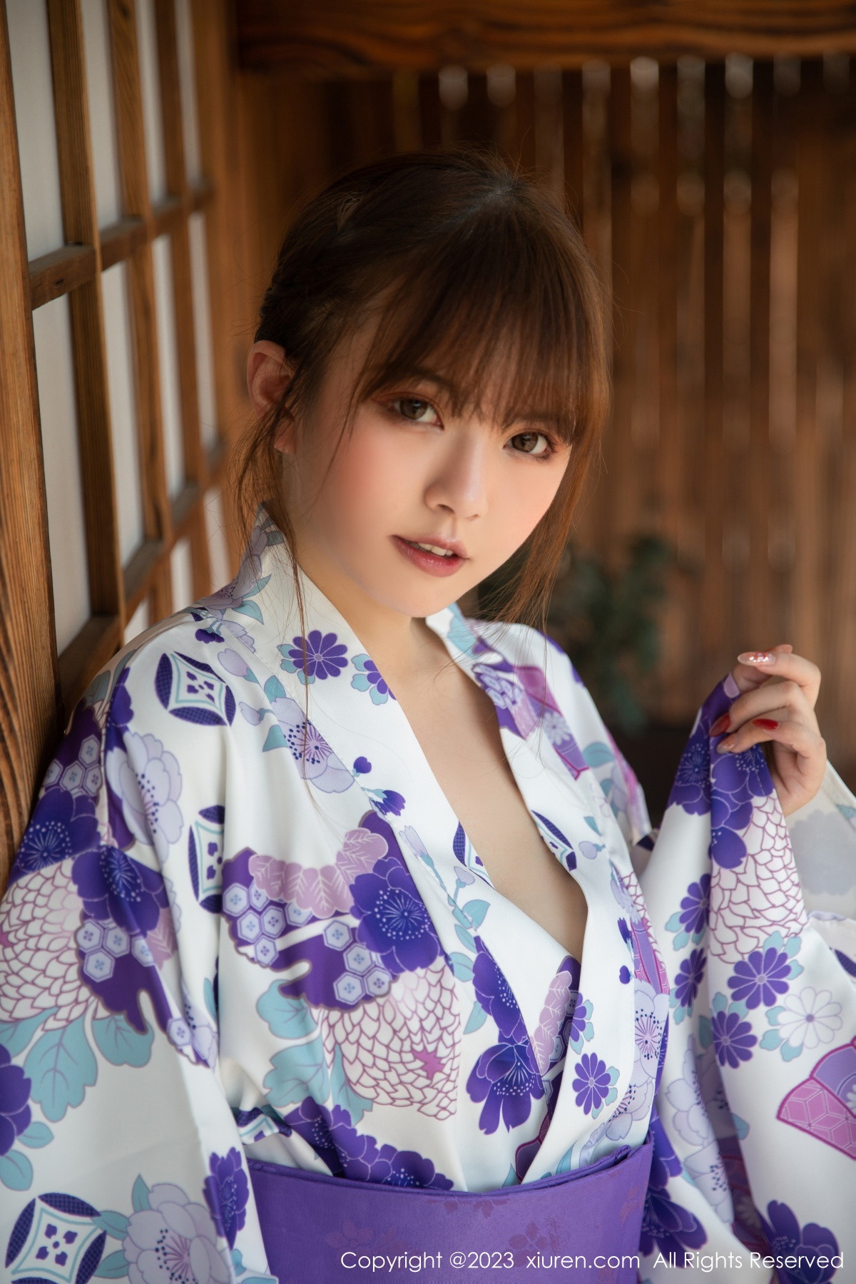 Xgyw.Net_XiuRen第6274期_模特张思允Nice私房性感日式和服半脱露丰满身材撩人诱惑写真82P
