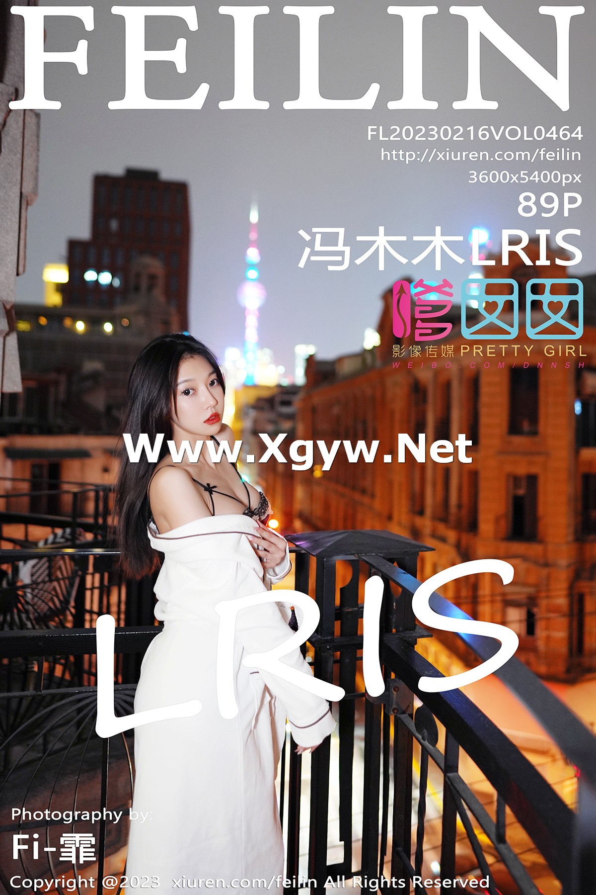 Xgyw.Net_[FeiLin嗲囡囡]VOL.464_女神冯木木LRIS私房脱白色睡袍露黑色内衣配黑丝吊袜诱惑写真89P