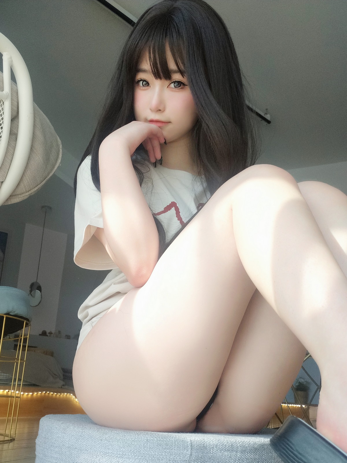 Xgyw.Net_Coser妹子女主K暑假妹妹主题私房半撩上衣露性感蕾丝内衣秀丰满身材诱惑写真68P