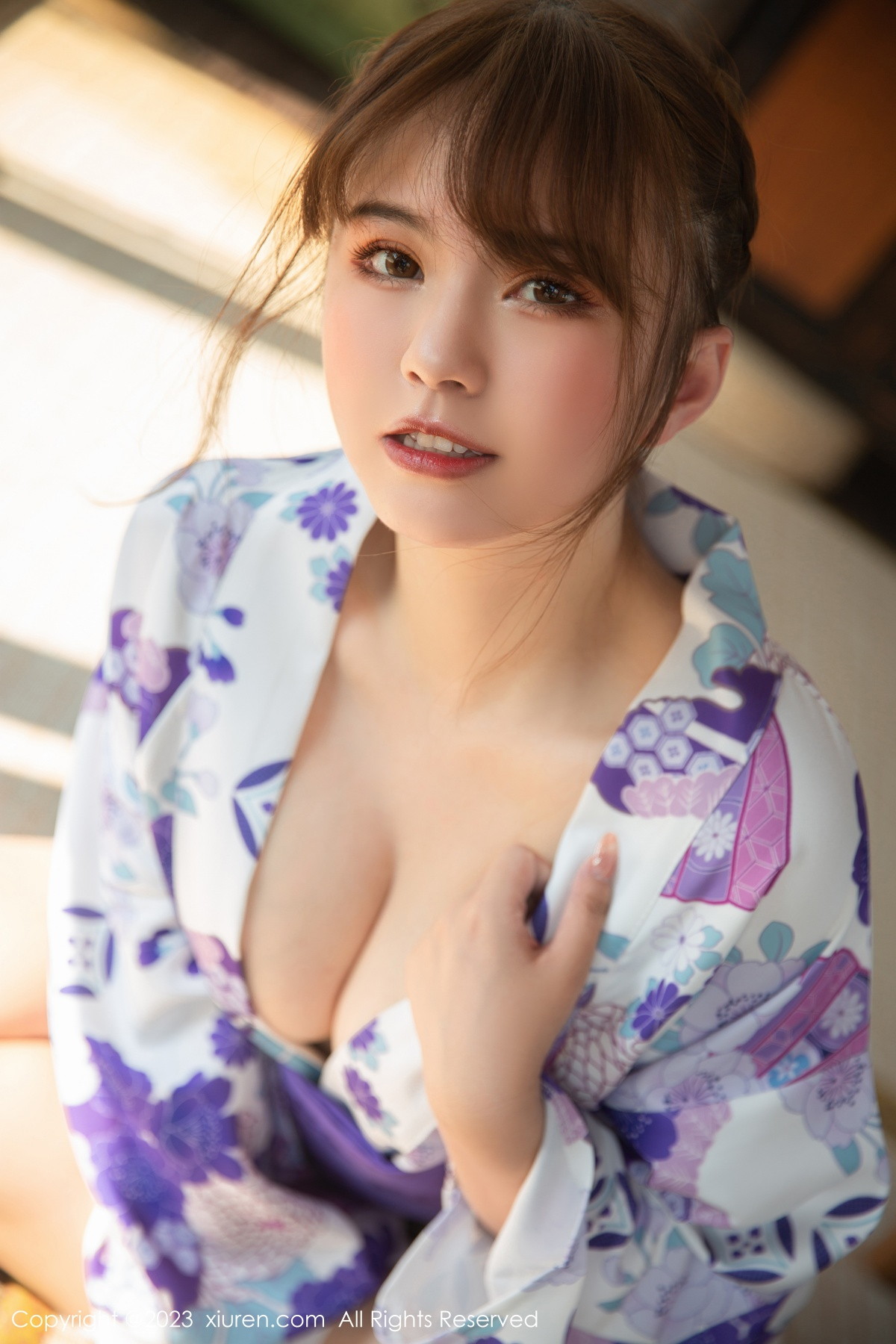 Xgyw.Net_XiuRen第6274期_模特张思允Nice私房性感日式和服半脱露丰满身材撩人诱惑写真82P