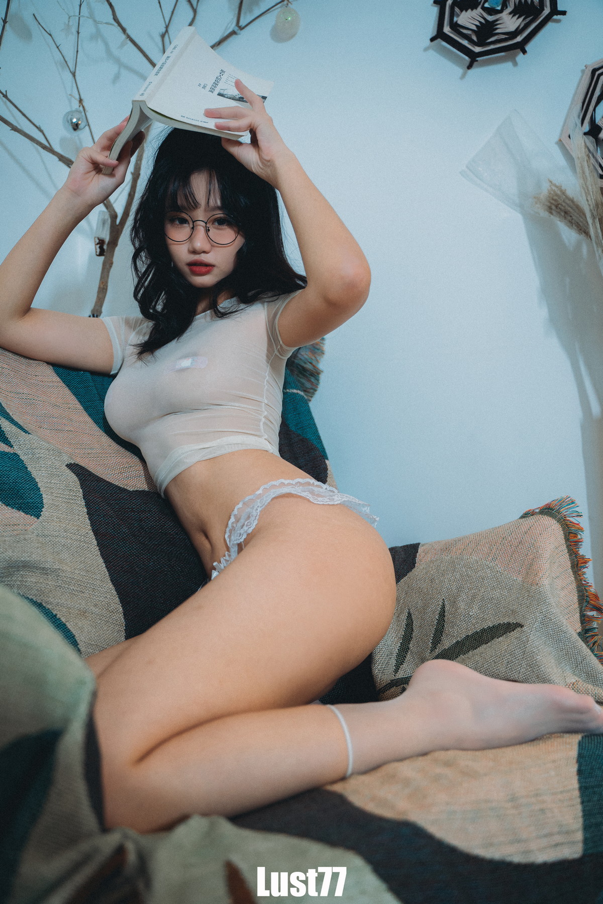 Xgyw.Net_Coser妹子柒柒不可爱少女记实录主题性感白色薄透服饰秀惹火身材完美诱惑写真76P