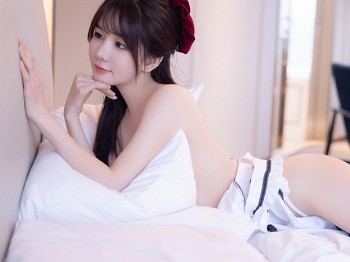 XiuRen第6299期_车模婠婠么性感真空白色女佣配白丝袜秀曼妙身姿迷人骚扰写真78P