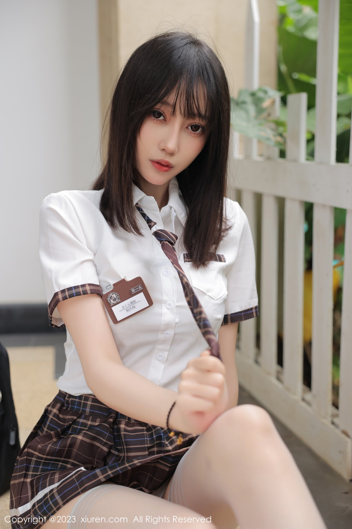 Xgyw.Net_XiuRen第6292期_模特玥儿玥er性感学妹制服半脱露豹纹内衣秀完美身材诱惑写真67P
