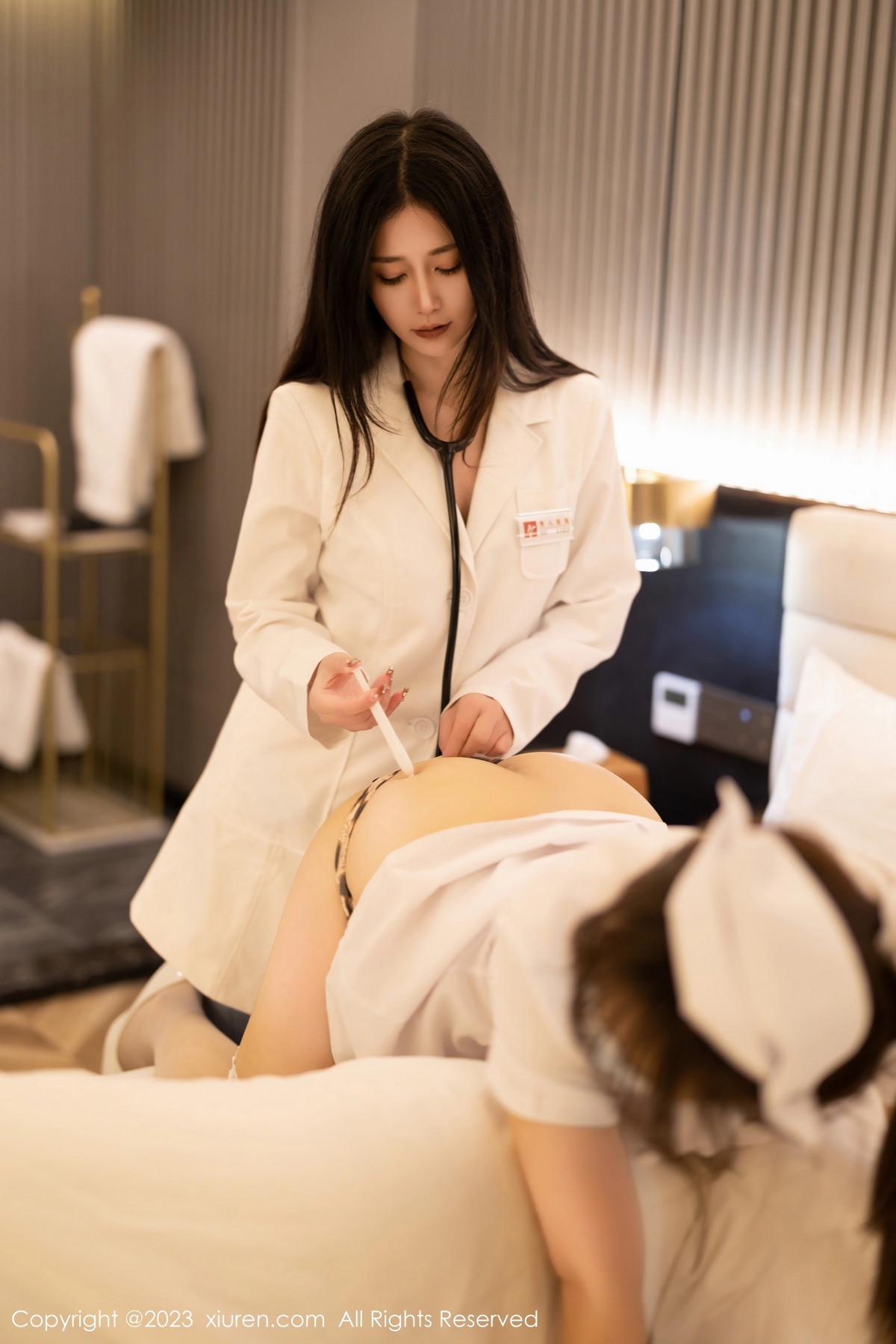 Xgyw.Net_XiuRen第6312期_模特合集女神icy猪＆laura阿姣医生与护士主题性感内衣诱惑写真99P