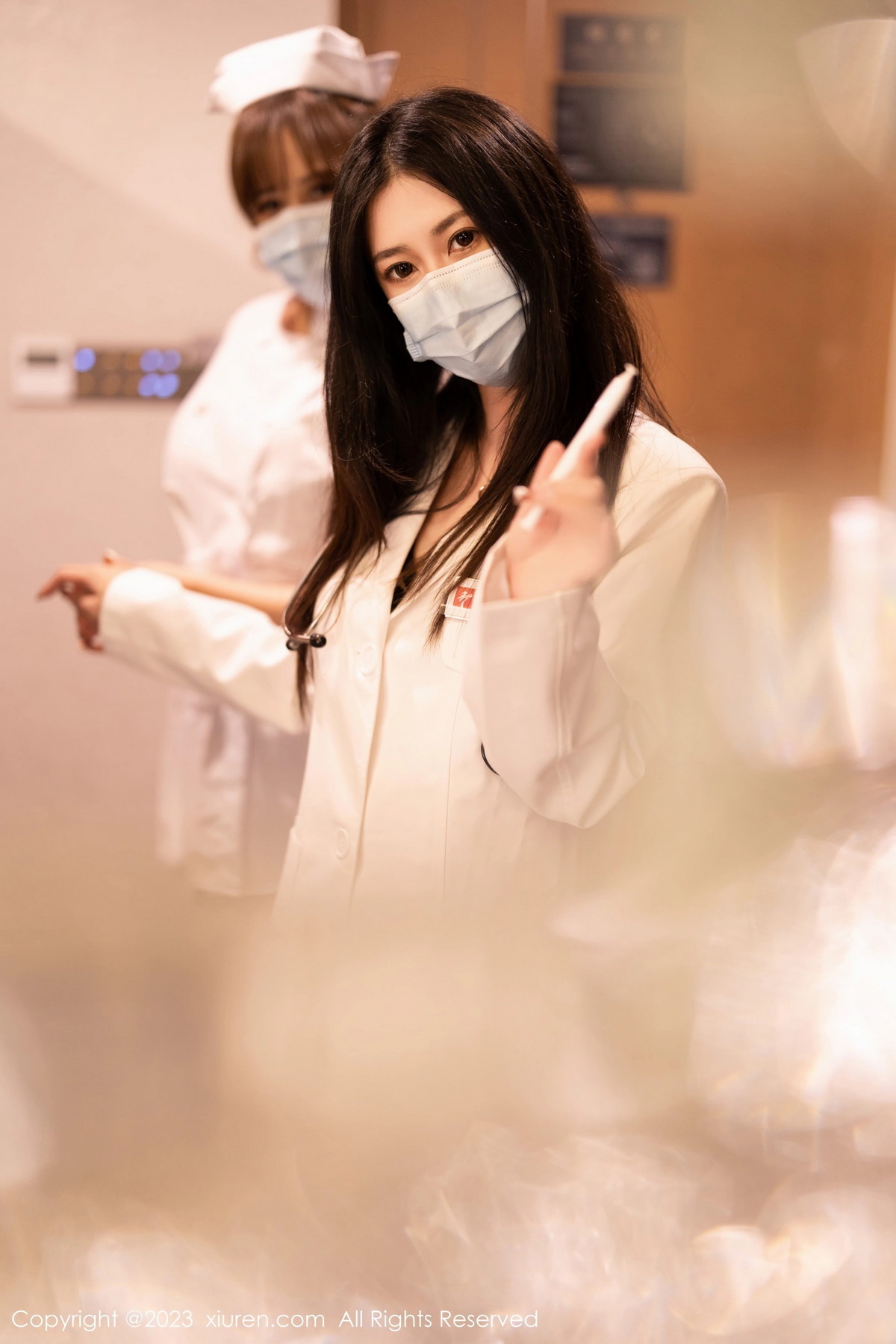 Xgyw.Net_XiuRen第6312期_模特合集女神icy猪＆laura阿姣医生与护士主题性感内衣诱惑写真99P