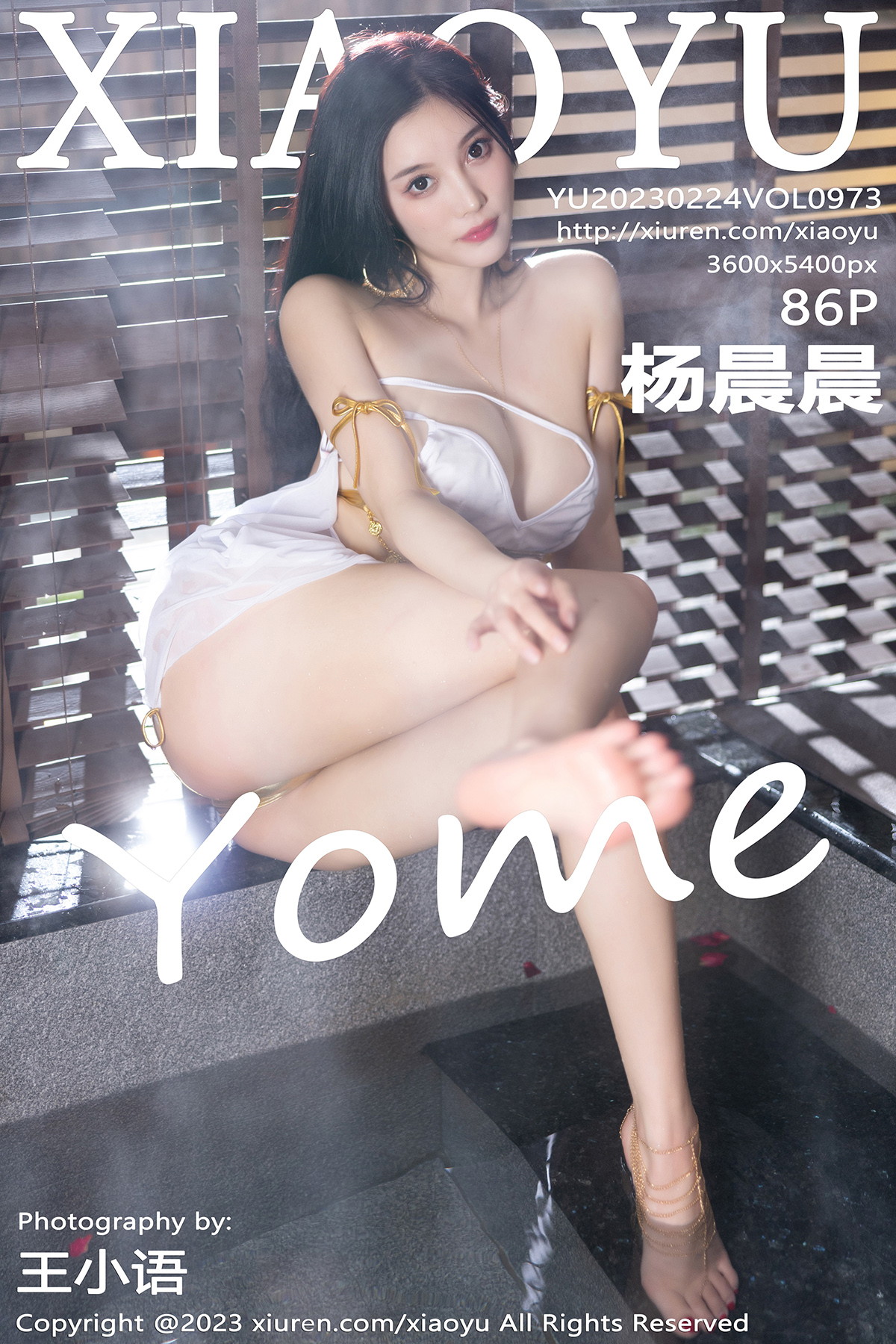 Xgyw.Net_[XiaoYu画语界]Vol.973_女神杨晨晨Yome性感白色诱人服饰秀完美绝伦身材撩人诱惑写真86P