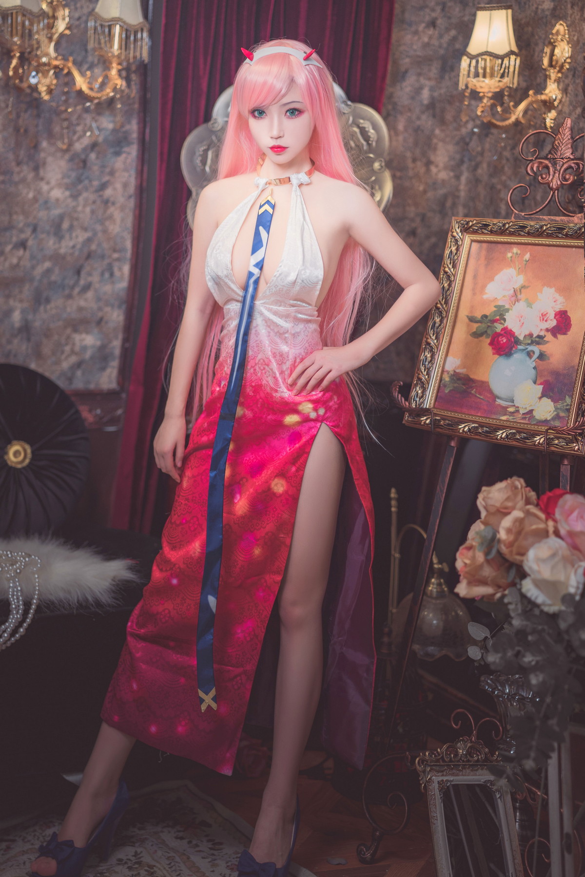 Xgyw.Net_网络美女白易子教主明信片主题黑色系护士服 清爽学生制服秀完美身材诱惑写真56P