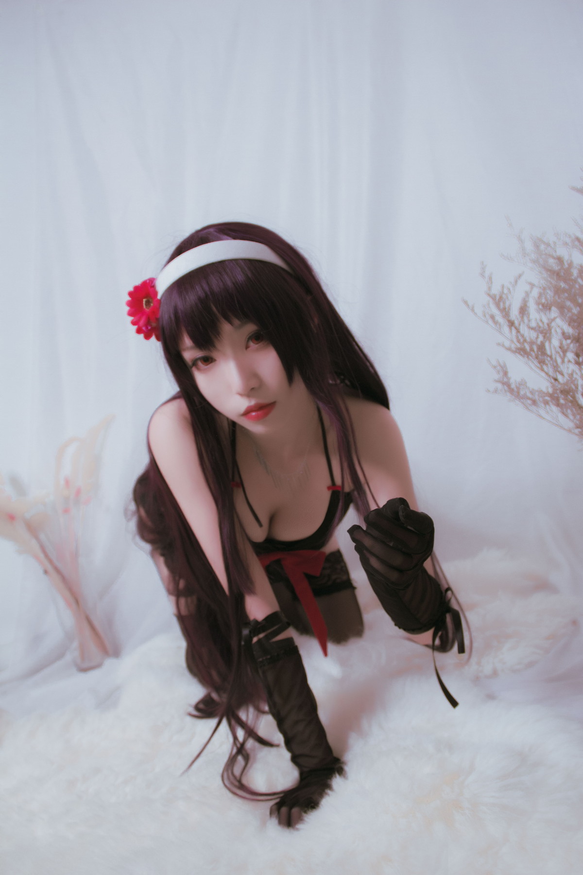 Xgyw.Net_网络美女白易子教主明信片主题黑色系护士服 清爽学生制服秀完美身材诱惑写真56P