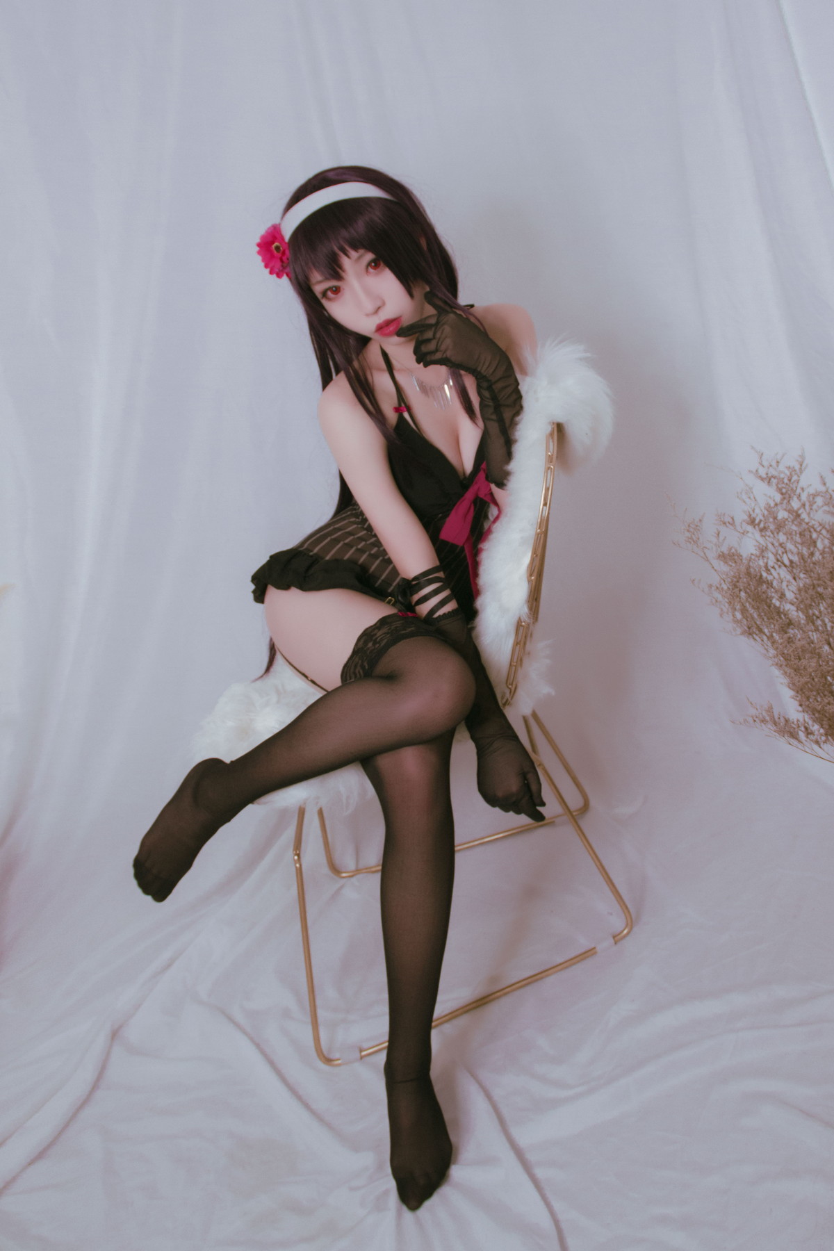 Xgyw.Net_网络美女白易子教主明信片主题黑色系护士服 清爽学生制服秀完美身材诱惑写真56P
