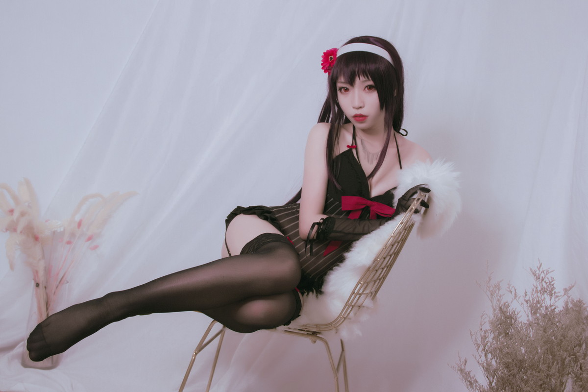 Xgyw.Net_网络美女白易子教主明信片主题黑色系护士服 清爽学生制服秀完美身材诱惑写真56P