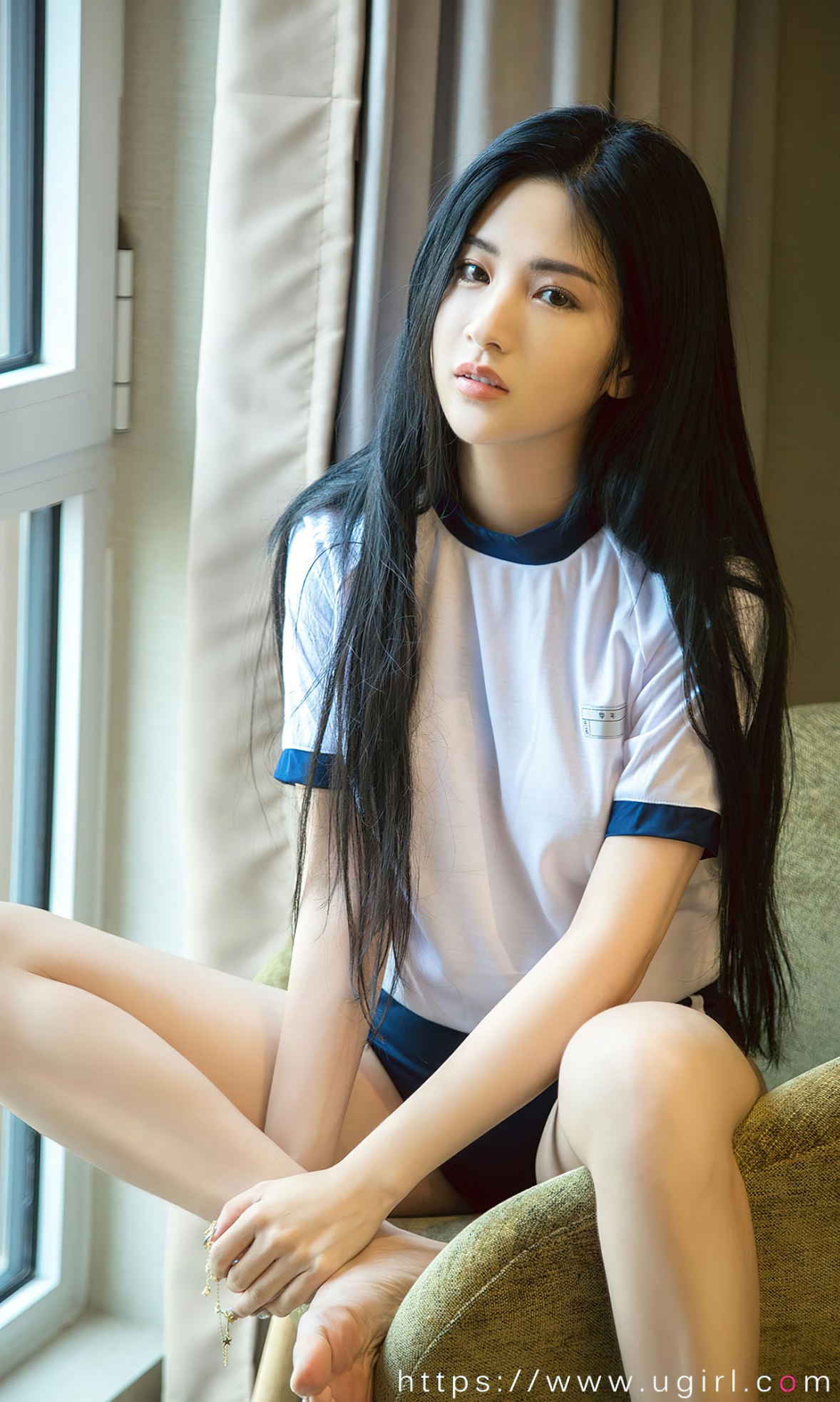 Xgyw.Net_[Ugirls爱尤物]No.2530_模特川上富江居家私房性感白色运动装秀完美身材迷人诱惑写真35P
