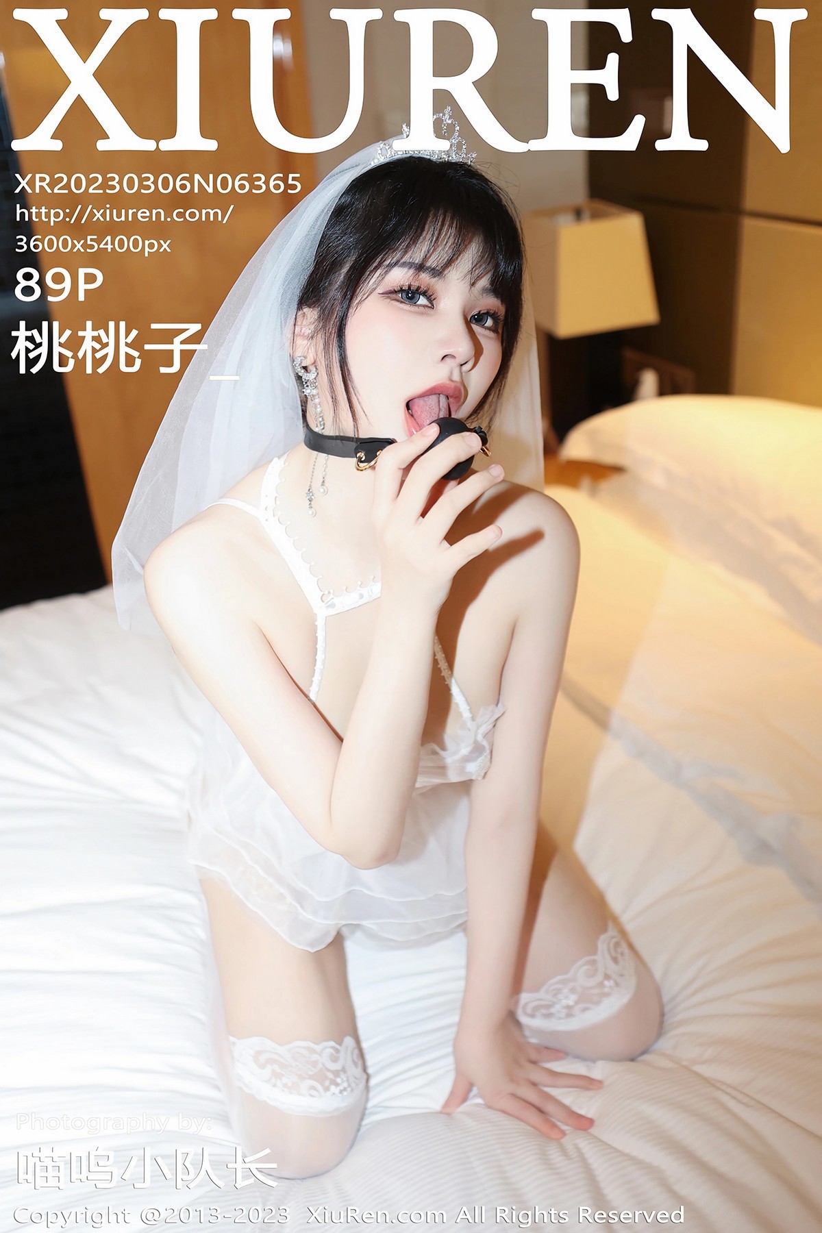 Xgyw.Net_XiuRen第6365期_模特桃桃子_性感白色蕾丝婚纱配白丝袜透视秀惹火身材诱惑写真89P