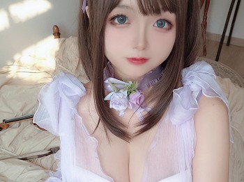 Cosplay青春美女日奈娇睡美人随手拍主题性感薄纱睡裙下白色内衣秀完美身材骚扰写真44P