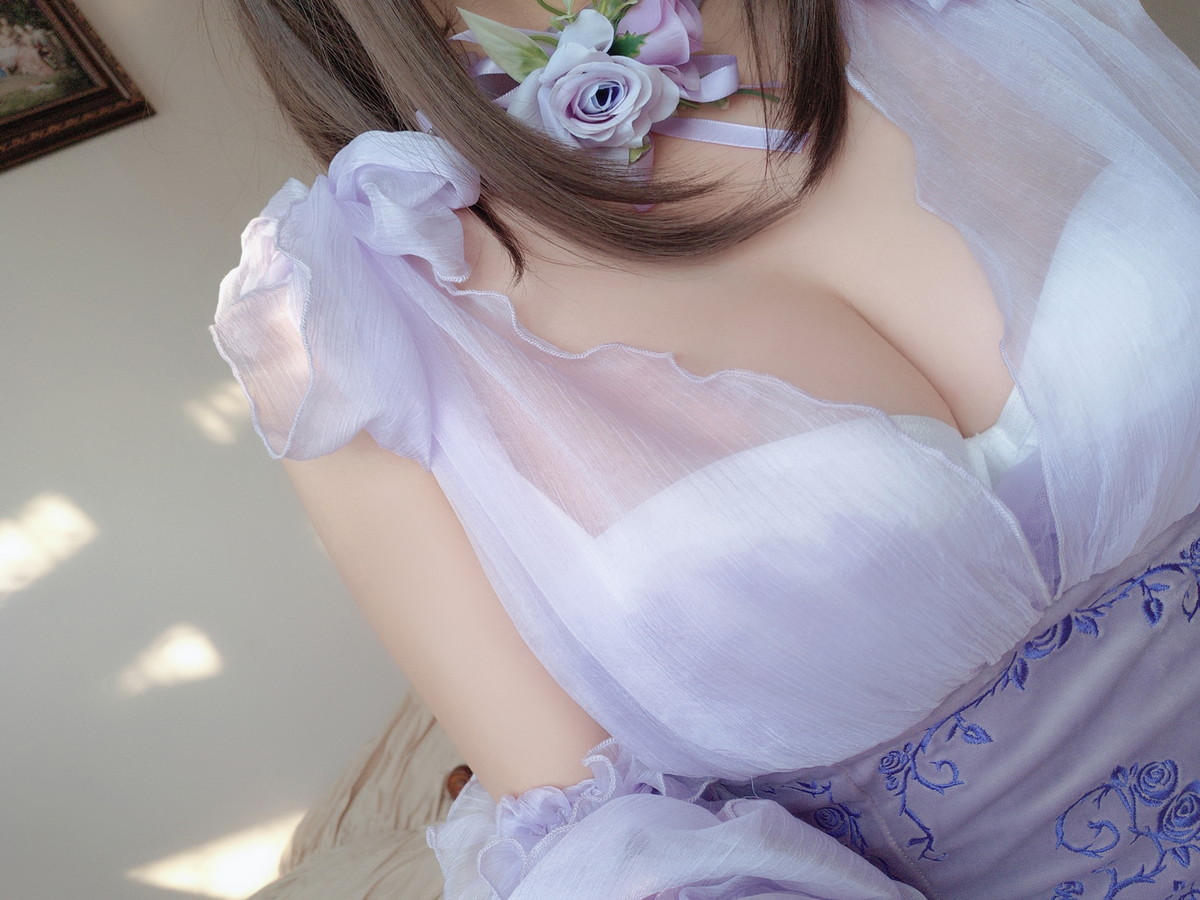 Xgyw.Net_Cosplay美女日奈娇睡美人自拍主题性感薄纱睡裙下白色内衣秀完美身材诱惑写真44P