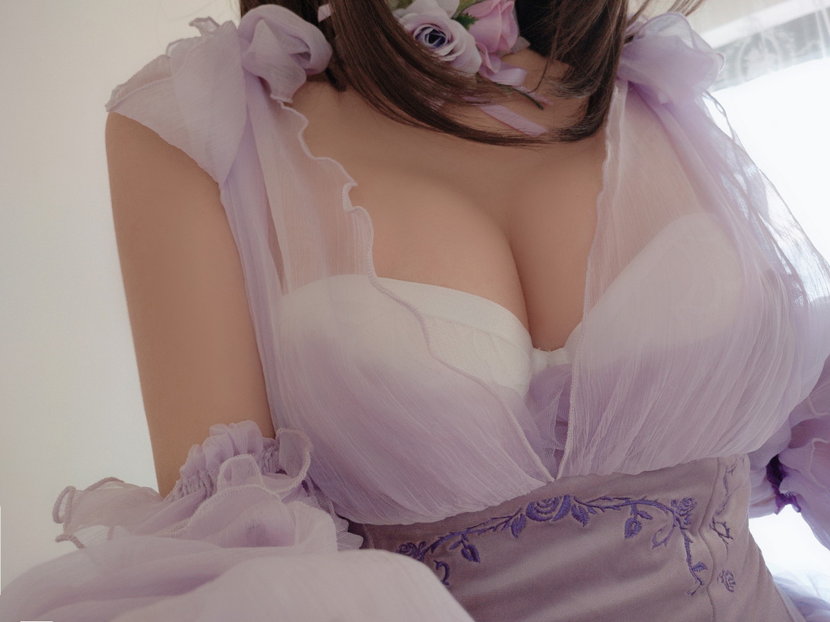 Xgyw.Net_Cosplay美女日奈娇睡美人自拍主题性感薄纱睡裙下白色内衣秀完美身材诱惑写真44P