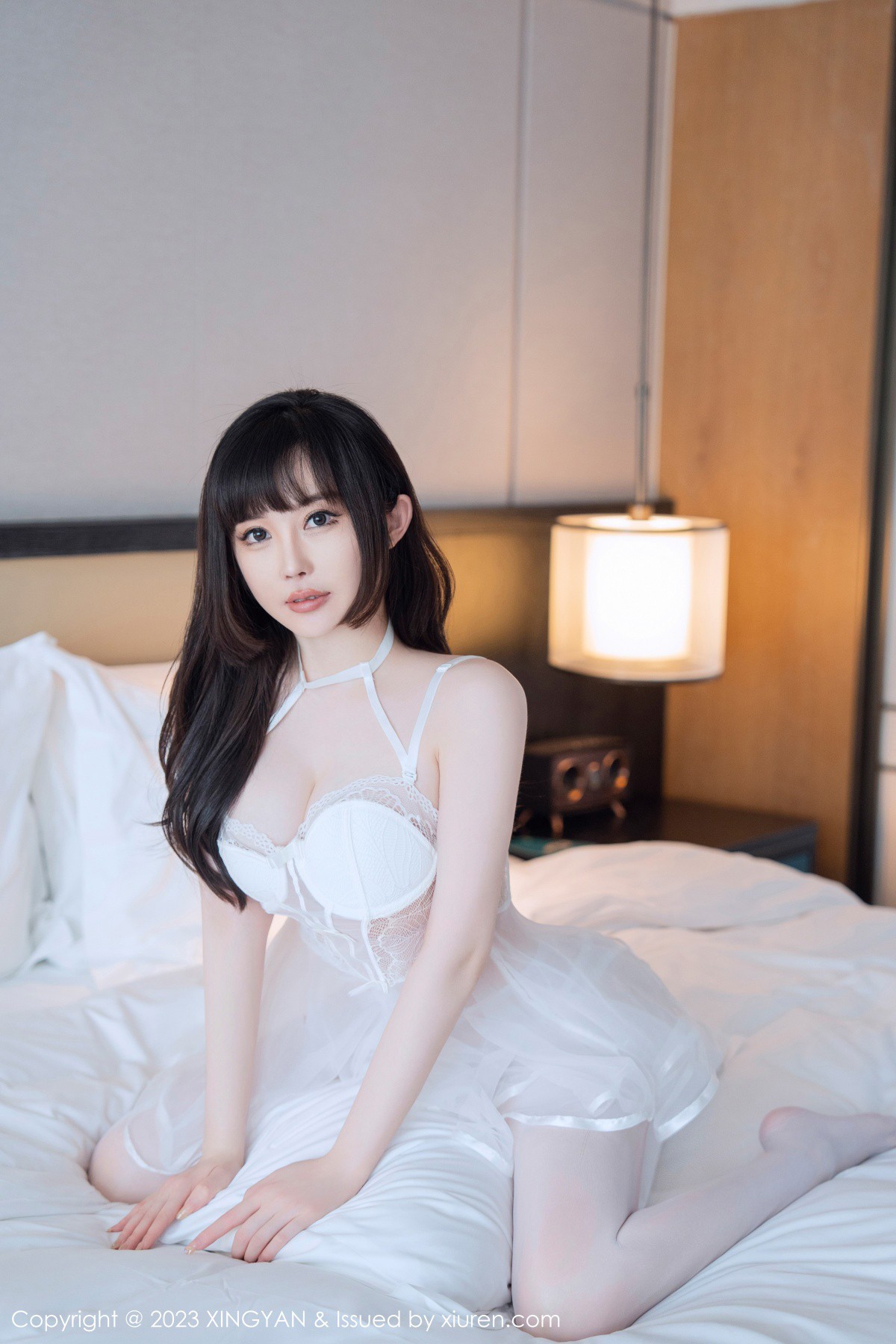 Xgyw.Net_[XINGYAN星颜社]VOL.179_模特焦糖可可私房床上白色网纱情趣服饰配白丝袜撩人诱惑写真50P