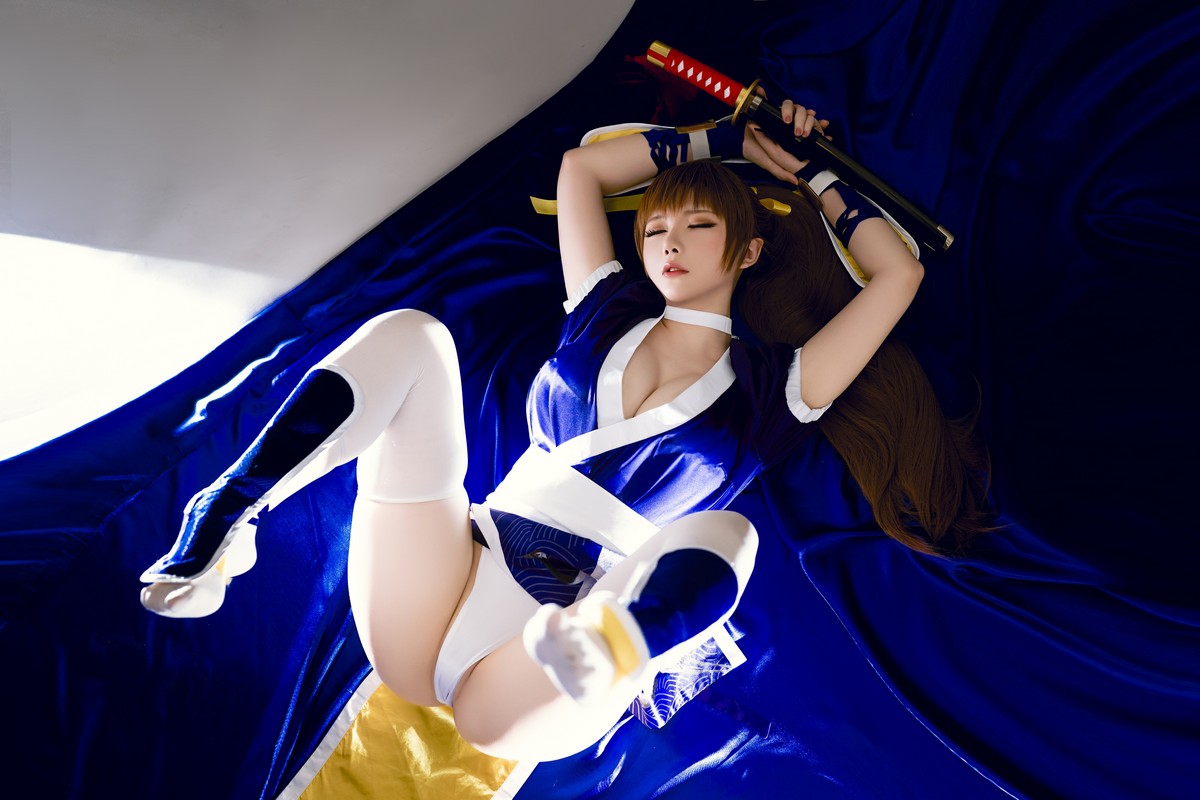 Xgyw.Net_Coser小姐姐星之迟迟死或生霞主题性感高开美女武士装露浑圆翘臀诱惑写真62P