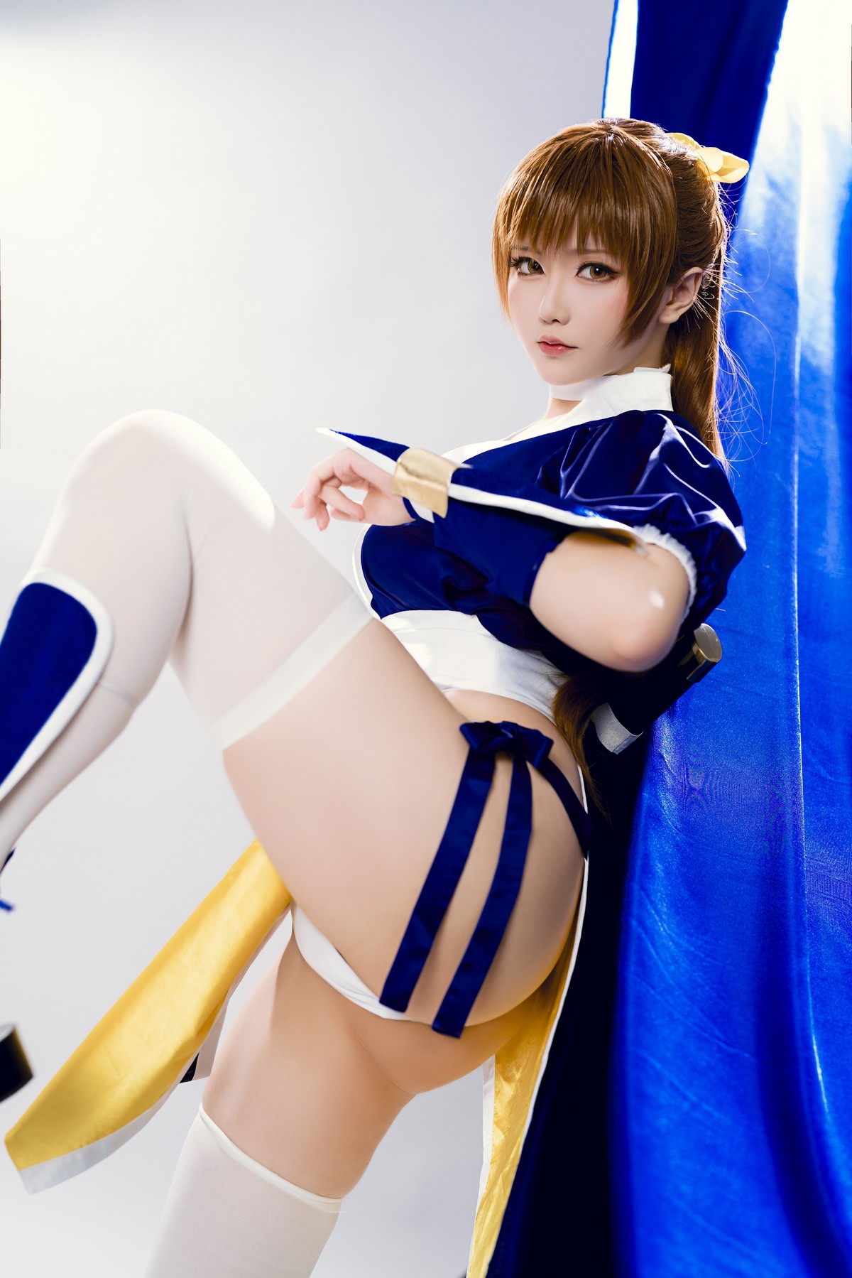 Xgyw.Net_Coser小姐姐星之迟迟死或生霞主题性感高开美女武士装露浑圆翘臀诱惑写真62P