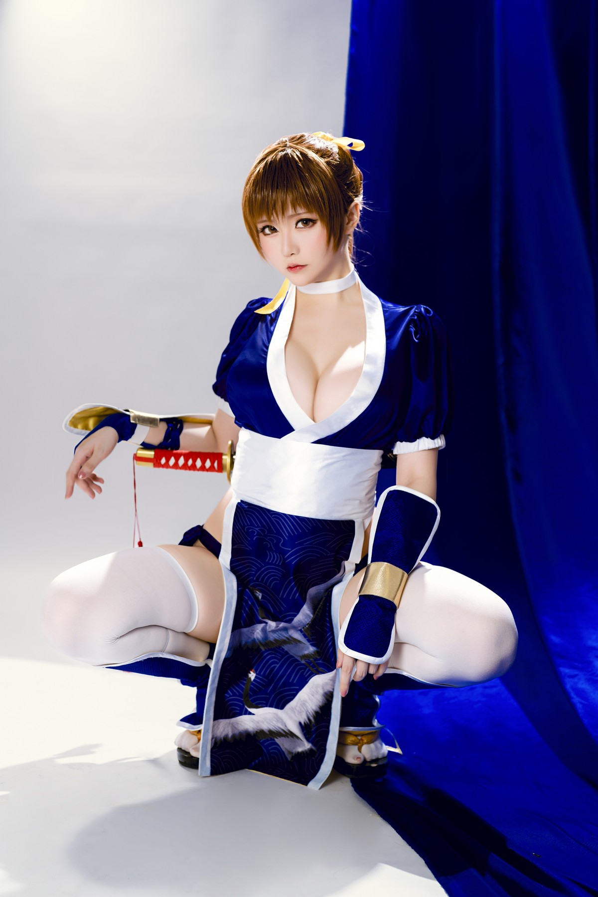 Xgyw.Net_Coser小姐姐星之迟迟死或生霞主题性感高开美女武士装露浑圆翘臀诱惑写真62P