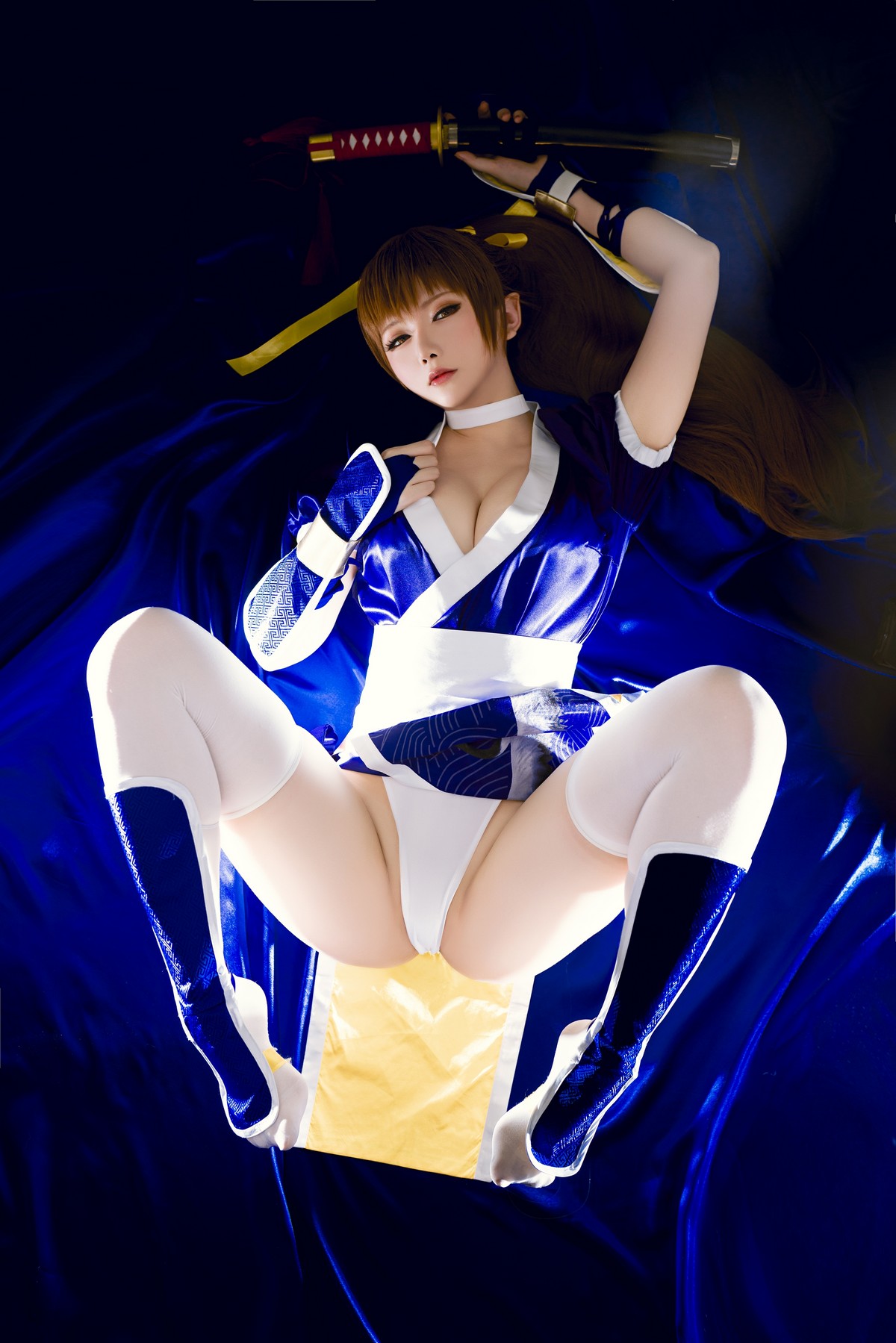Xgyw.Net_Coser小姐姐星之迟迟死或生霞主题性感高开美女武士装露浑圆翘臀诱惑写真62P