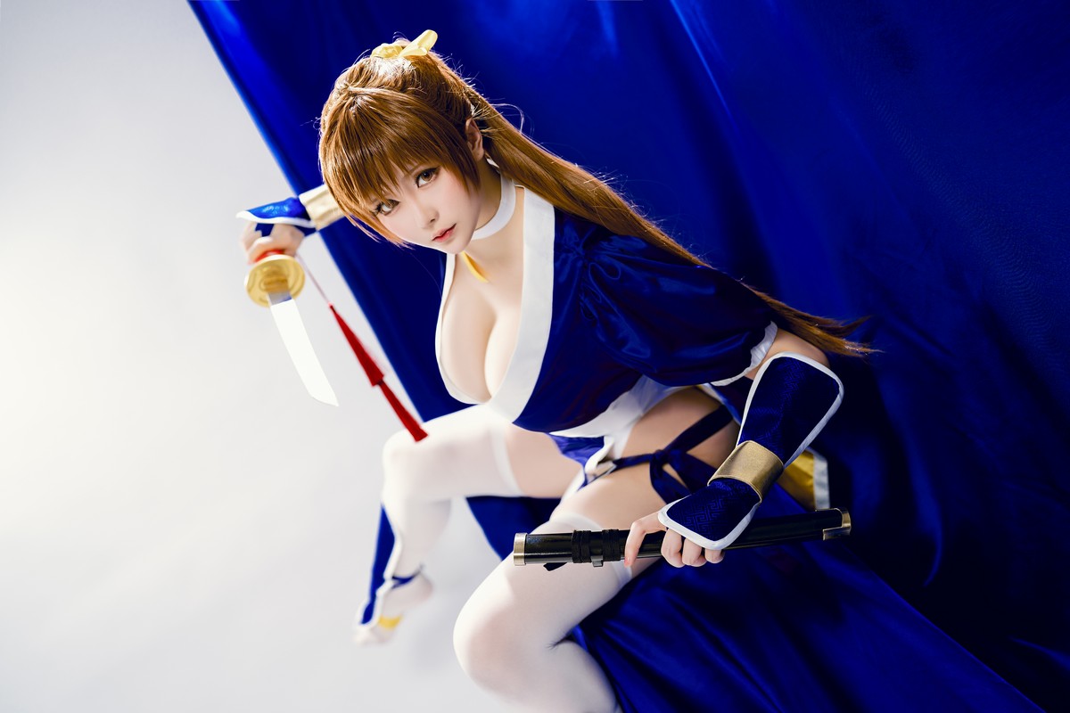 Xgyw.Net_Coser小姐姐星之迟迟死或生霞主题性感高开美女武士装露浑圆翘臀诱惑写真62P