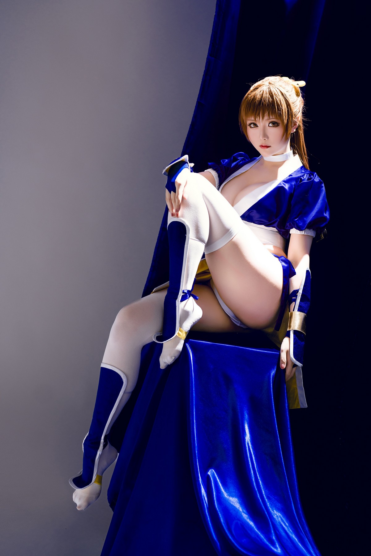 Xgyw.Net_Coser小姐姐星之迟迟死或生霞主题性感高开美女武士装露浑圆翘臀诱惑写真62P