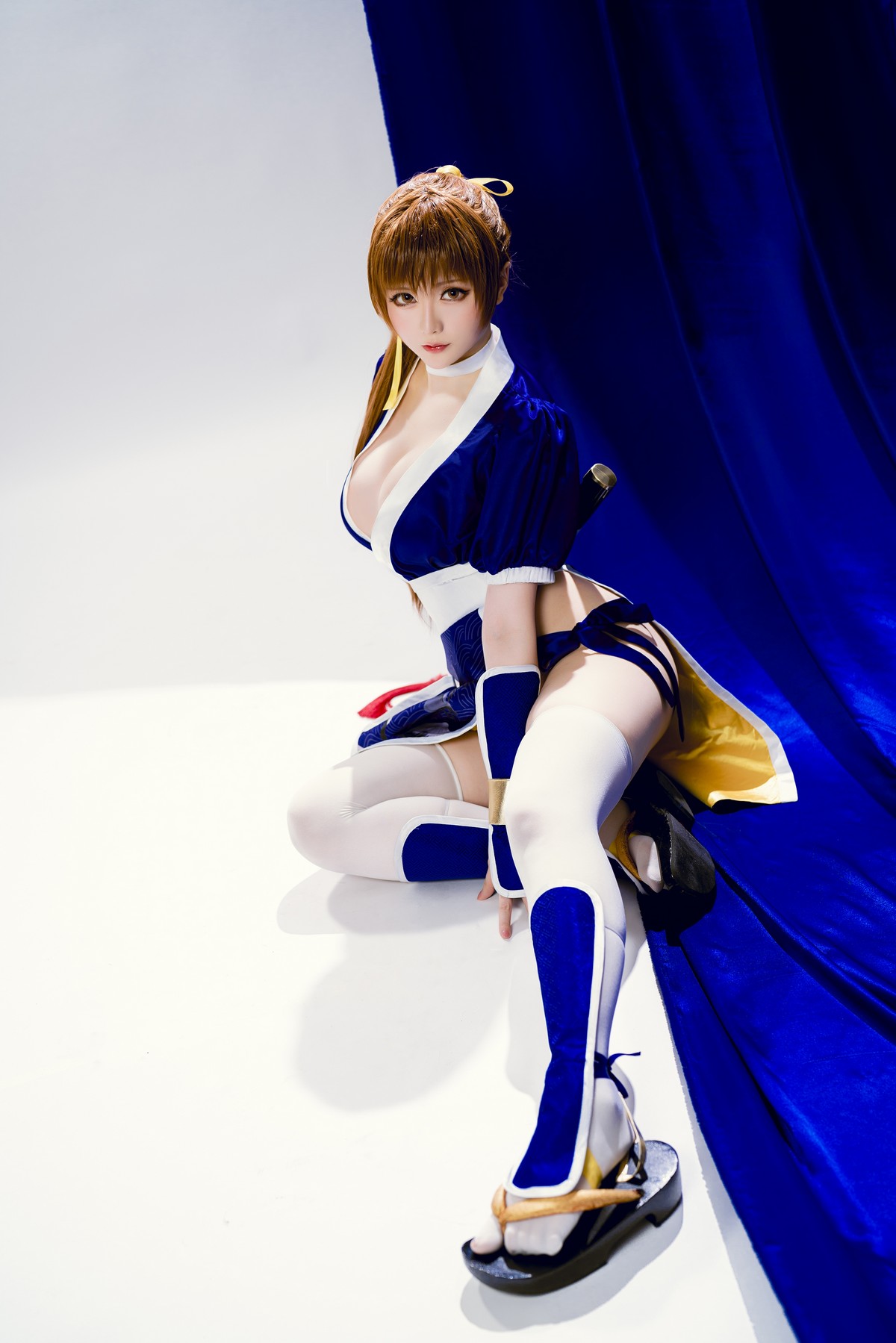 Xgyw.Net_Coser小姐姐星之迟迟死或生霞主题性感高开美女武士装露浑圆翘臀诱惑写真62P