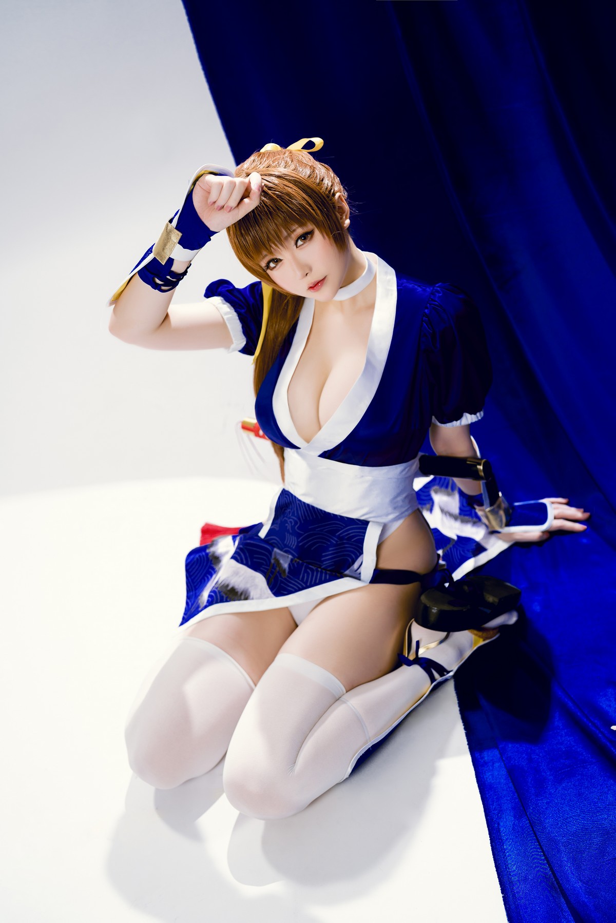 Xgyw.Net_Coser小姐姐星之迟迟死或生霞主题性感高开美女武士装露浑圆翘臀诱惑写真62P