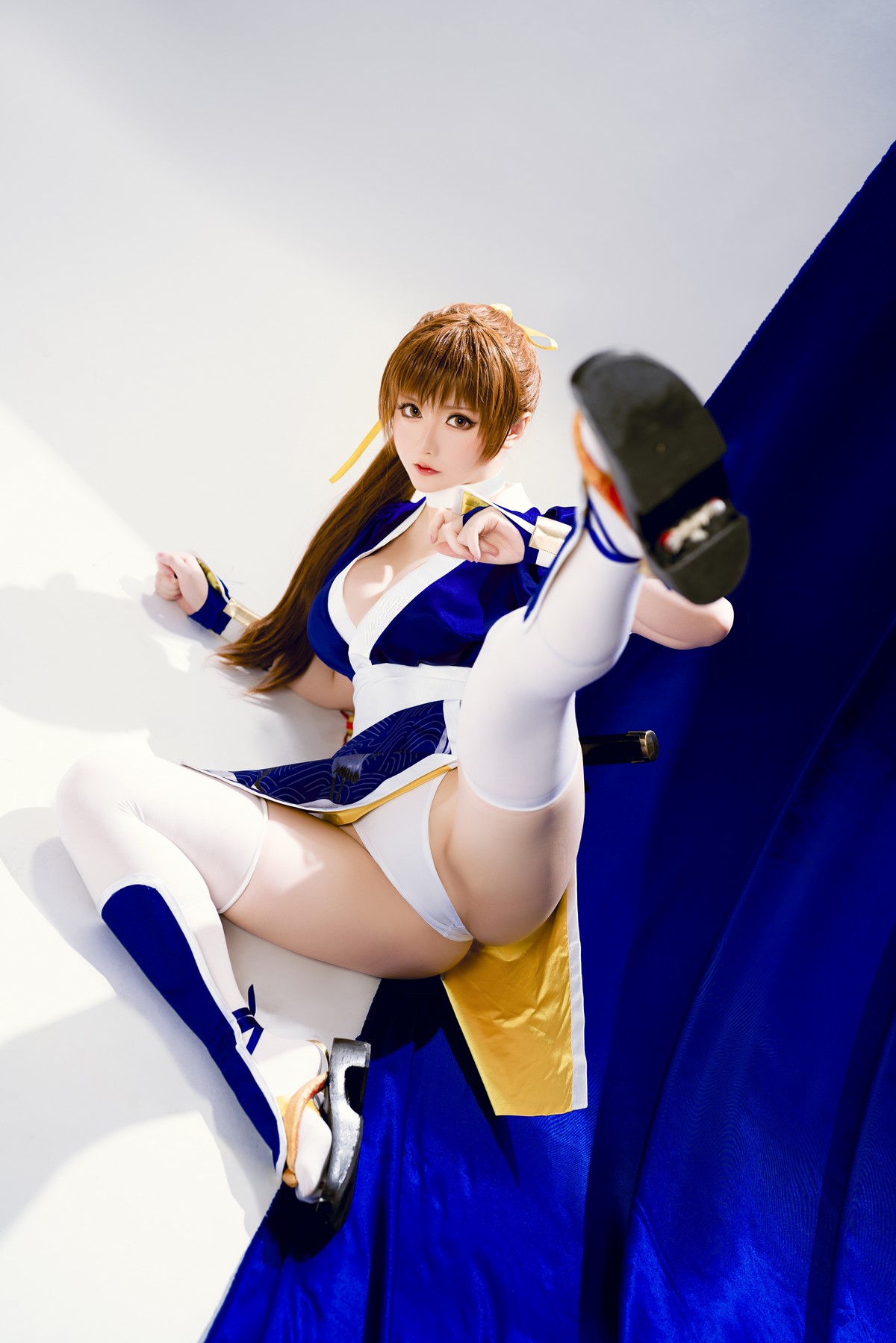 Xgyw.Net_Coser小姐姐星之迟迟死或生霞主题性感高开美女武士装露浑圆翘臀诱惑写真62P