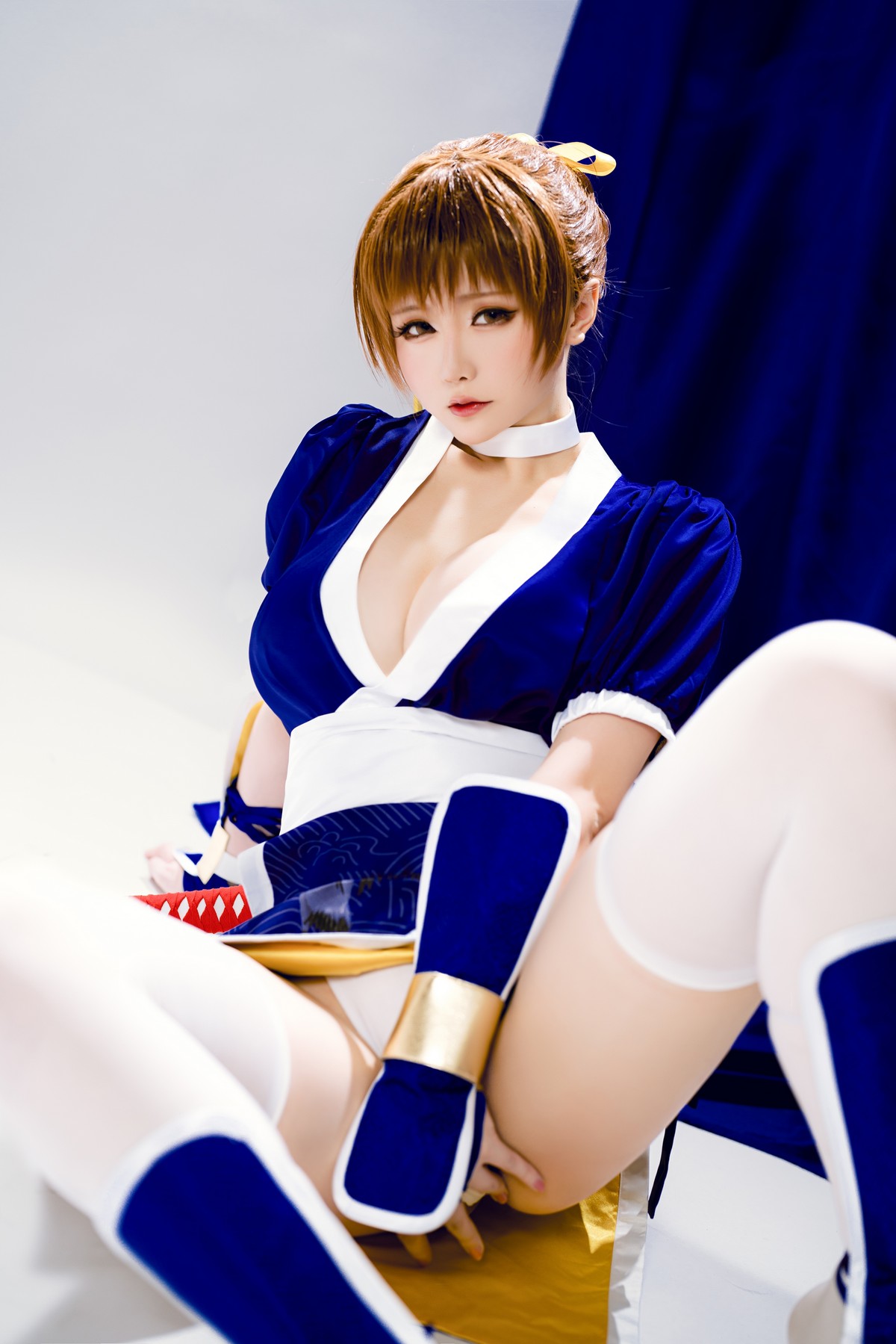 Xgyw.Net_Coser小姐姐星之迟迟死或生霞主题性感高开美女武士装露浑圆翘臀诱惑写真62P