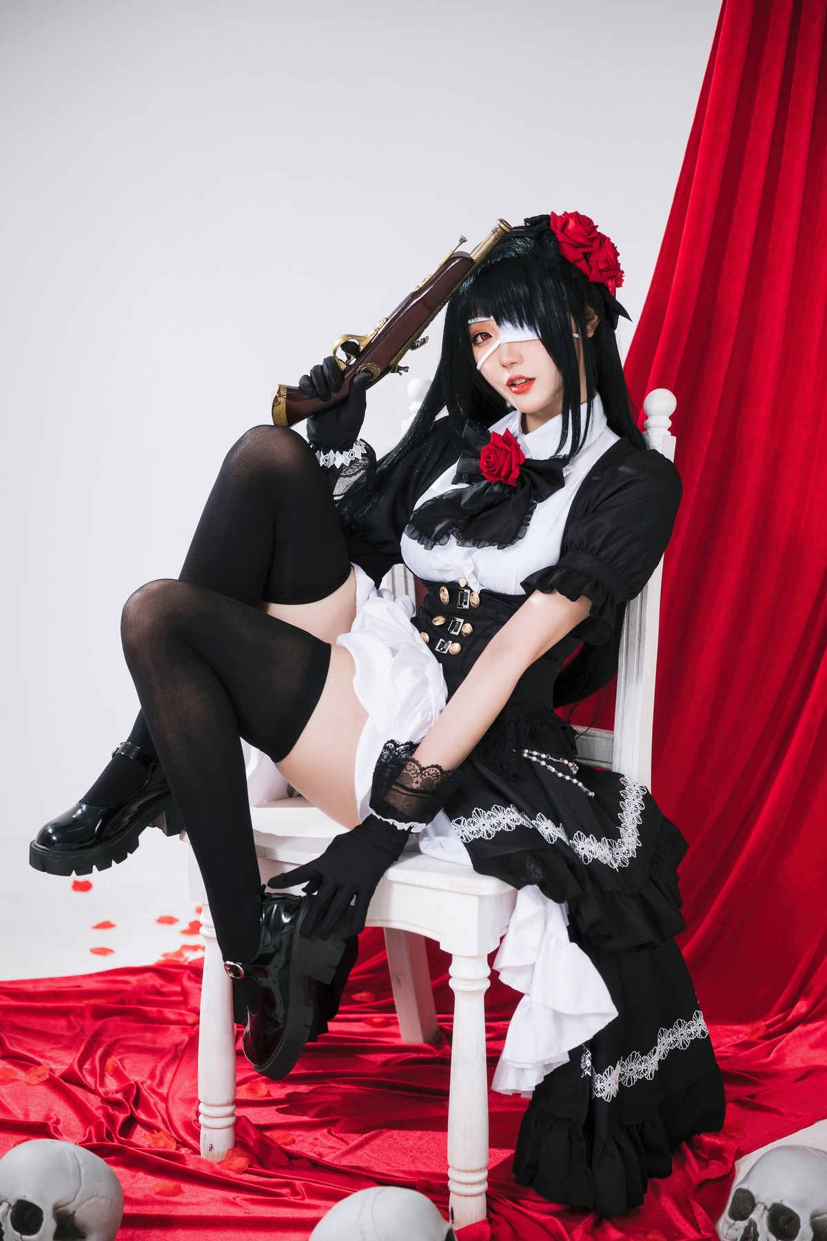 Xgyw.Net_Coser美女瓜希酱时崎狂三主题私房性感多套服饰秀翘臀美腿迷人诱惑写真156P
