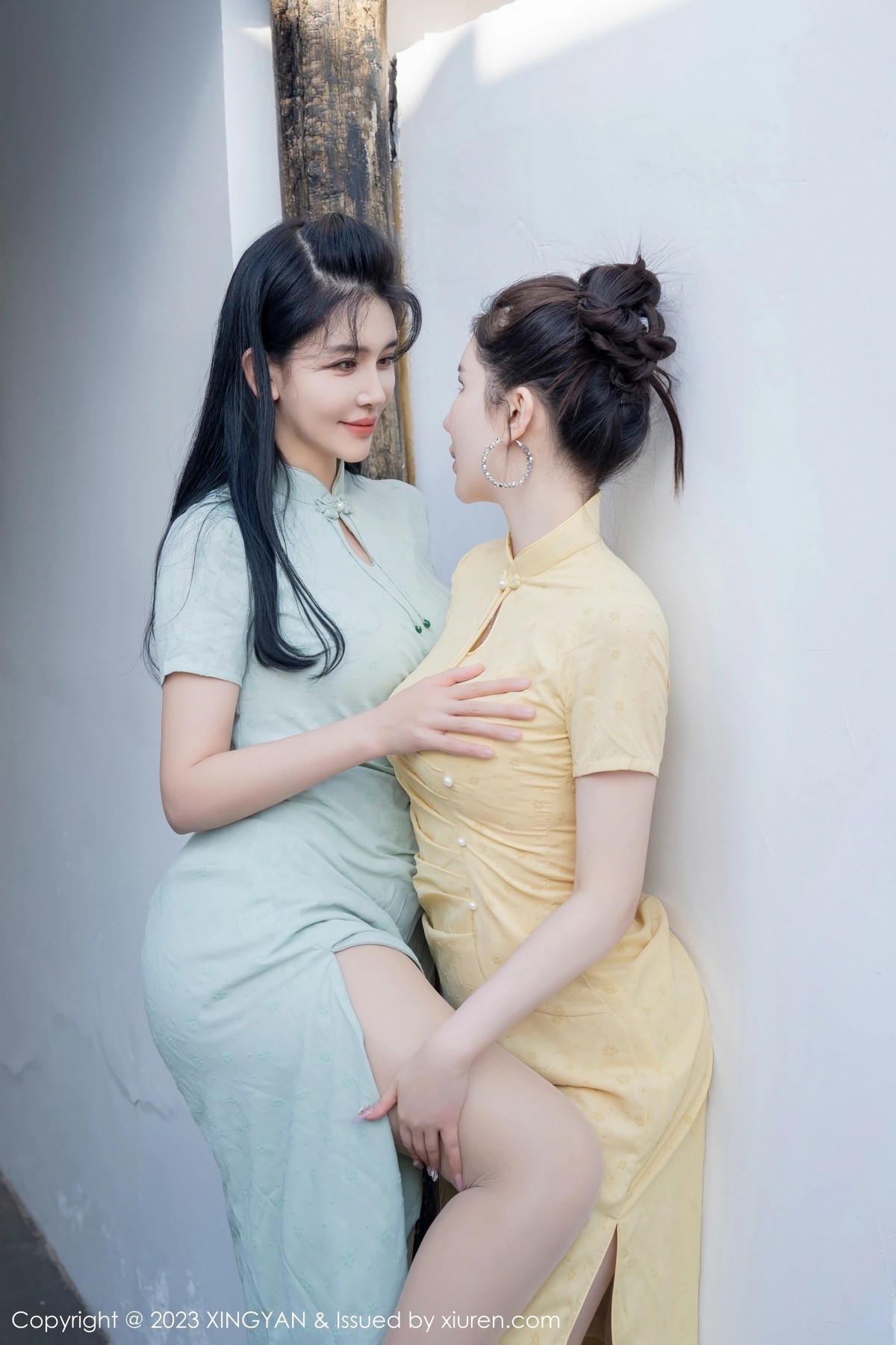 Xgyw.Net_[XINGYAN星颜社]VOL.183_女神刘钰儿＆李丽莎合集性感轻透旗袍服饰配原色丝袜诱惑写真69P