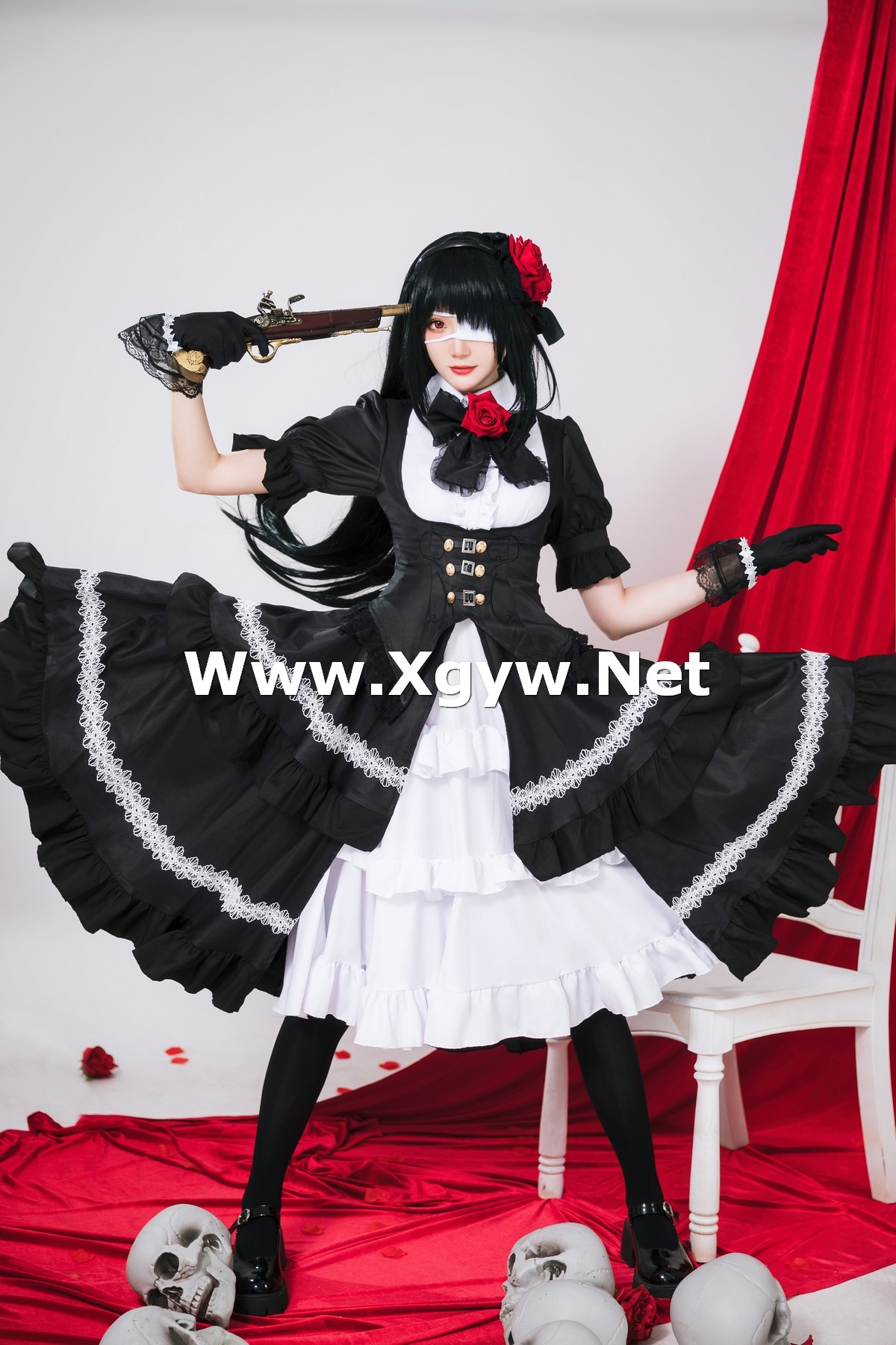 Xgyw.Net_Coser美女瓜希酱时崎狂三主题私房性感多套服饰秀翘臀美腿迷人诱惑写真156P