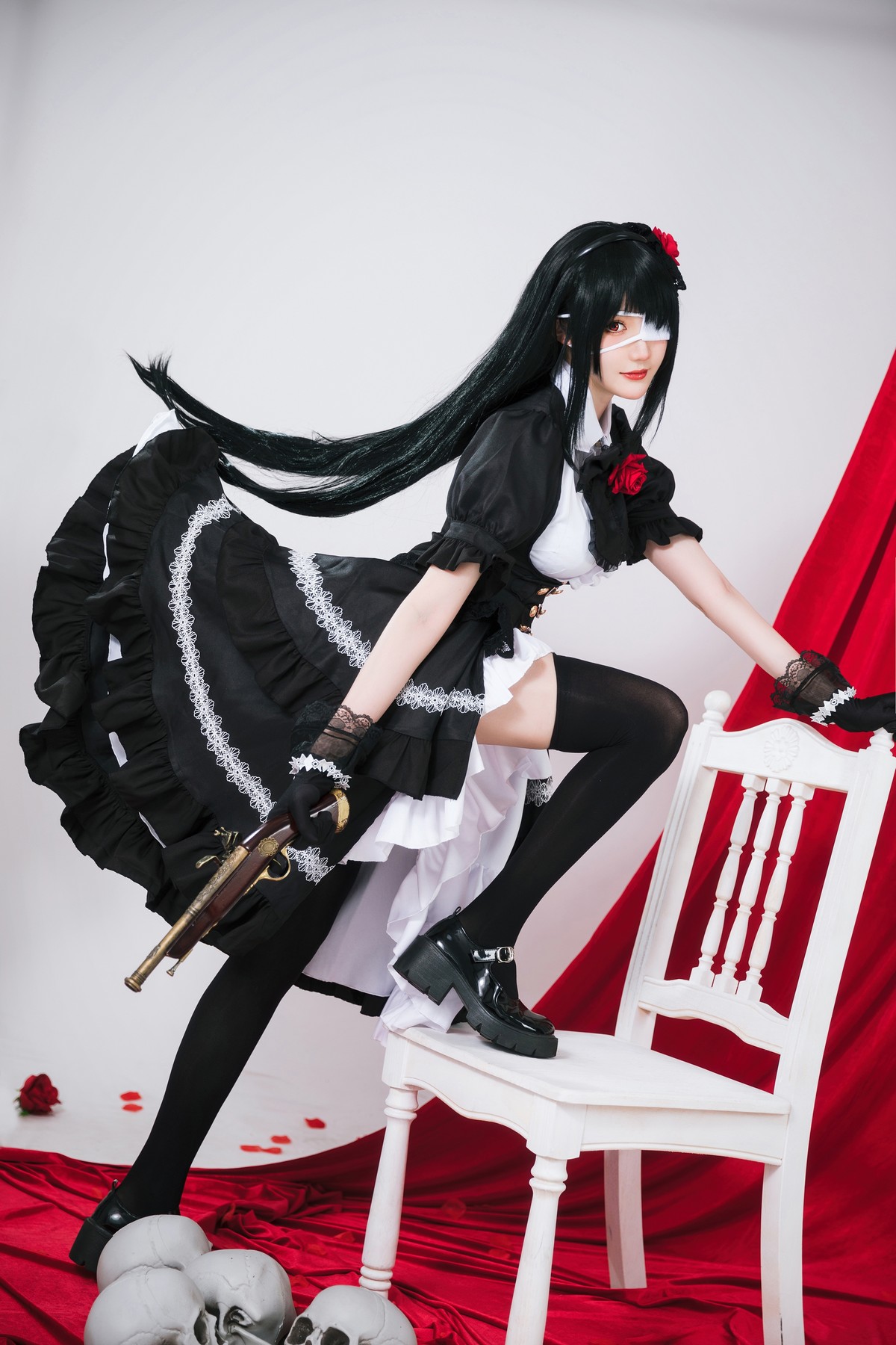 Xgyw.Net_Coser美女瓜希酱时崎狂三主题私房性感多套服饰秀翘臀美腿迷人诱惑写真156P