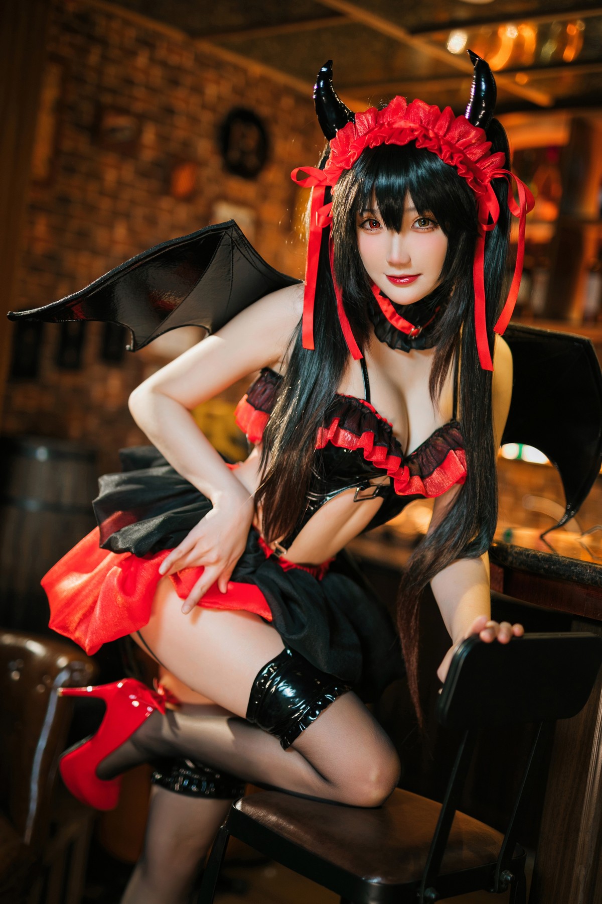 Xgyw.Net_Coser美女瓜希酱时崎狂三主题私房性感多套服饰秀翘臀美腿迷人诱惑写真156P