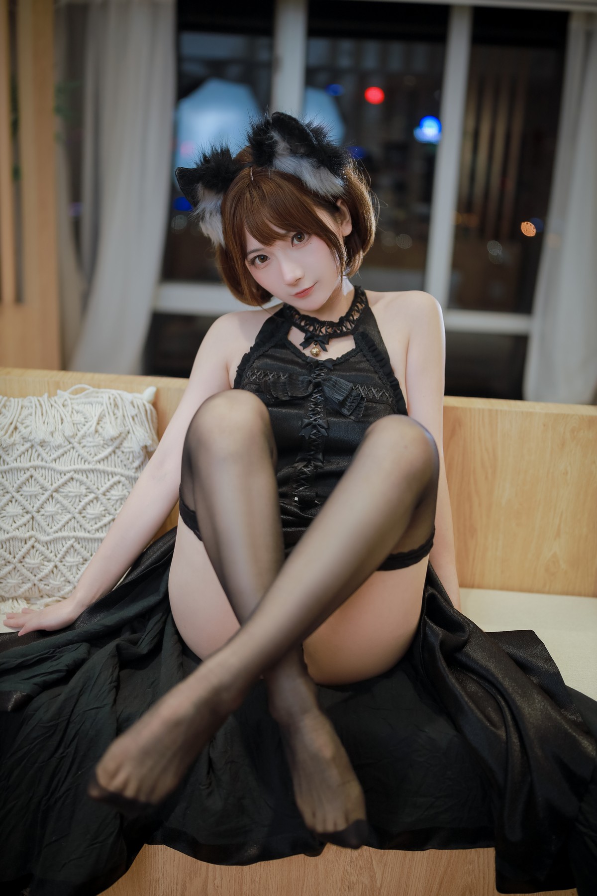 Xgyw.Net_网络美女次屁啦奴仆主题性感黑色薄透连体衣透视秀性感白色蕾丝内衣诱惑写真39P