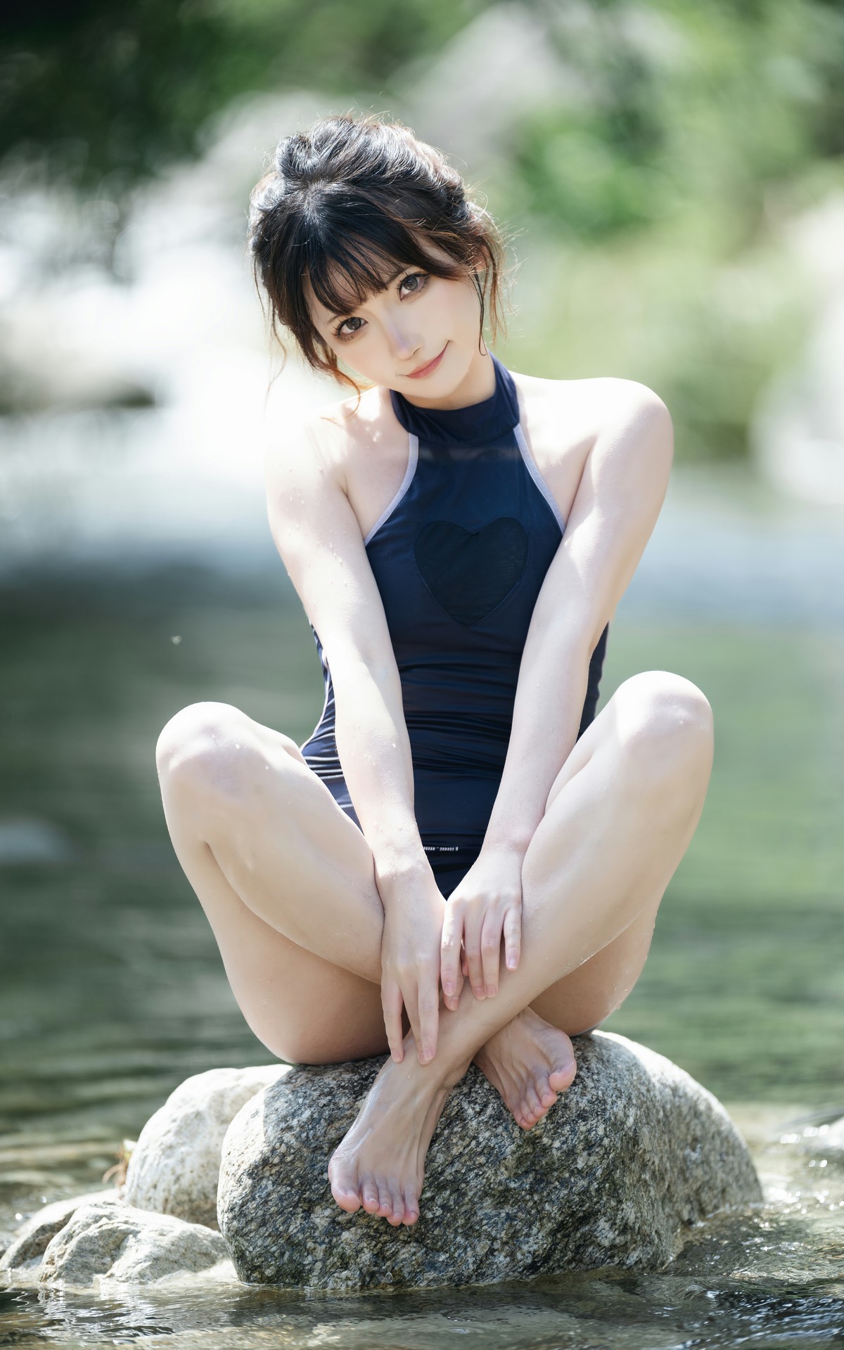 Xgyw.Net_网络美女是三不是世w小溪竞泳主题户外性感连体泳衣秀完美身材诱惑写真47P