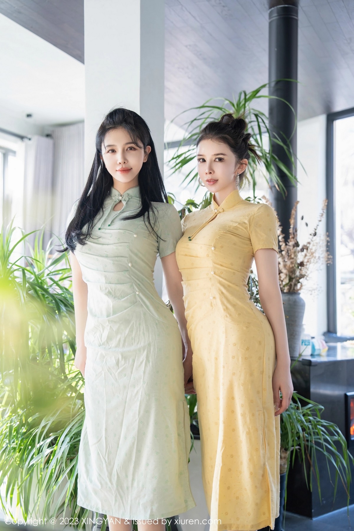 Xgyw.Net_[XINGYAN星颜社]VOL.183_女神刘钰儿＆李丽莎合集性感轻透旗袍服饰配原色丝袜诱惑写真69P