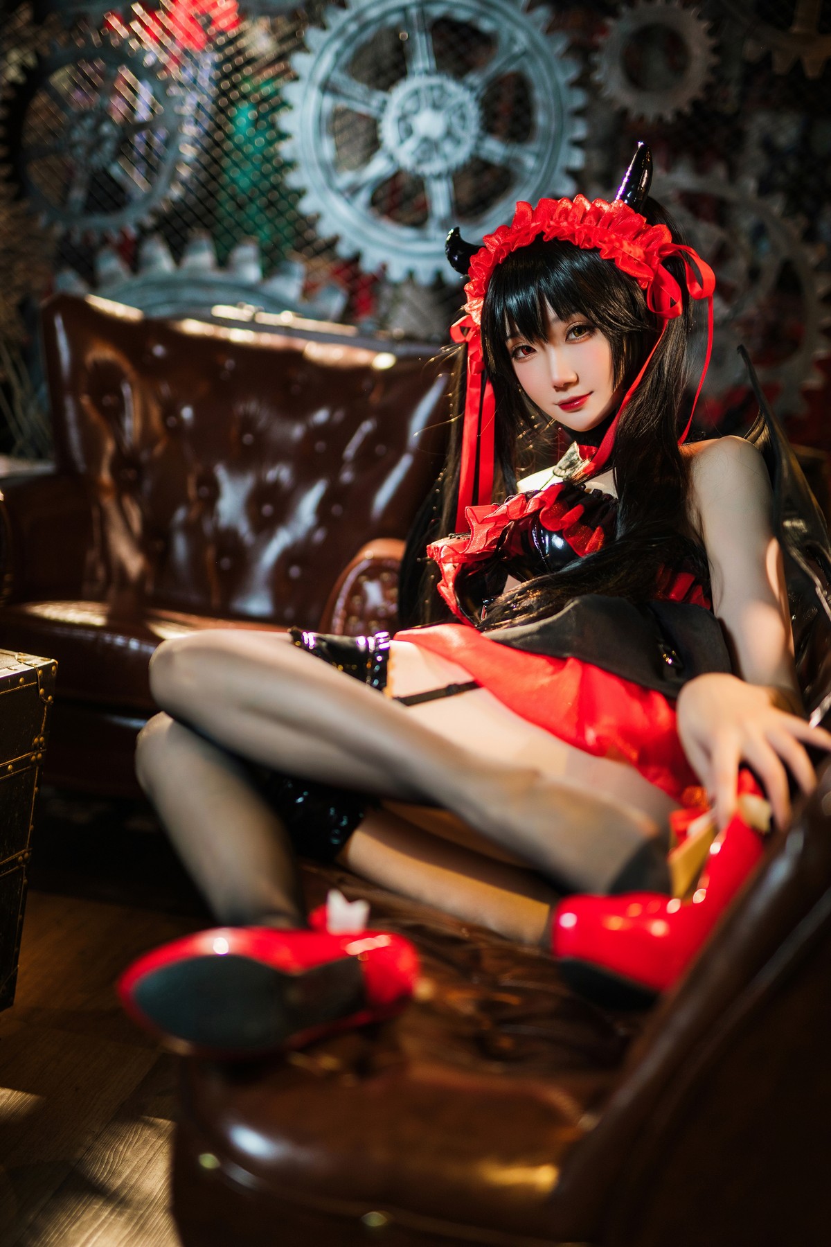 Xgyw.Net_Coser美女瓜希酱时崎狂三主题私房性感多套服饰秀翘臀美腿迷人诱惑写真156P