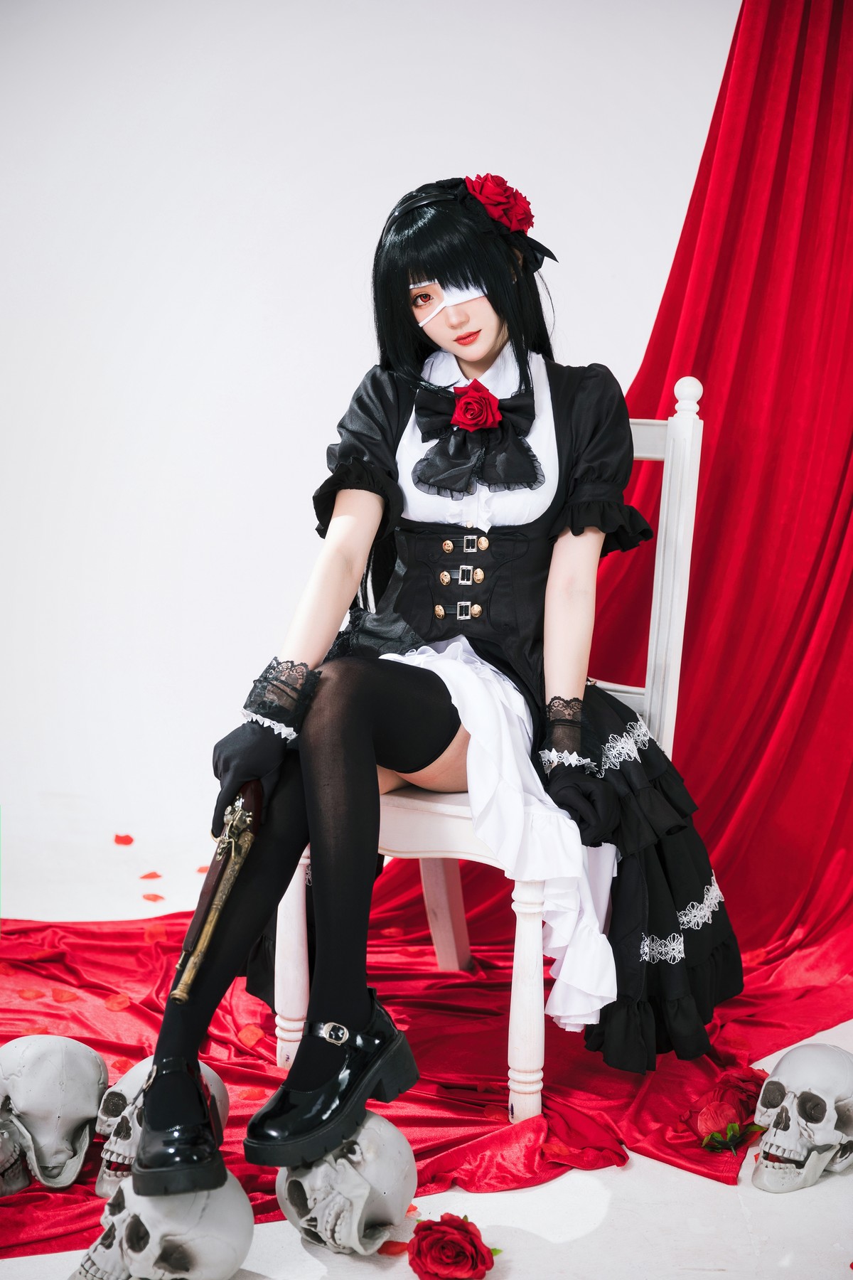 Xgyw.Net_Coser美女瓜希酱时崎狂三主题私房性感多套服饰秀翘臀美腿迷人诱惑写真156P