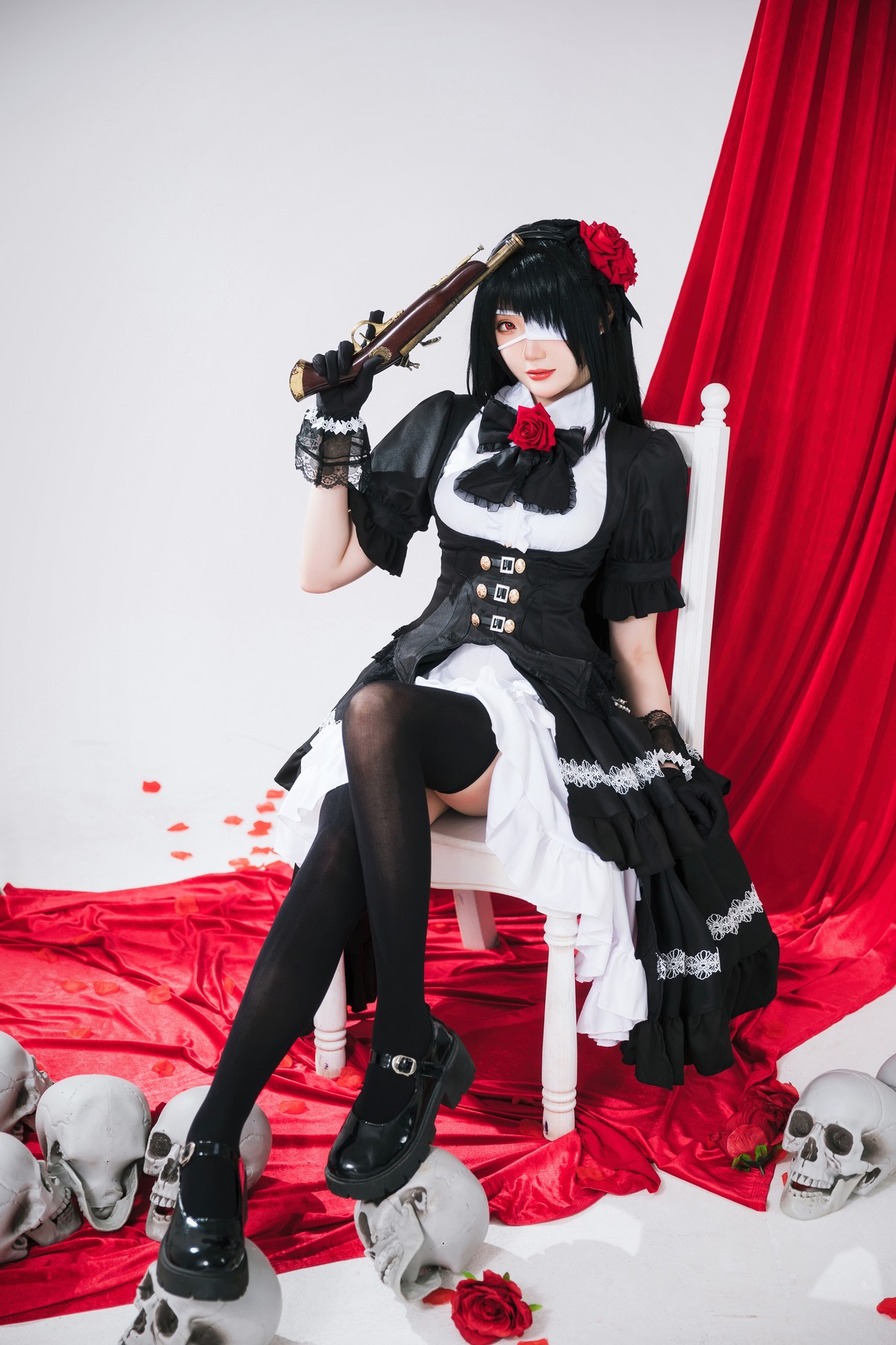 Xgyw.Net_Coser美女瓜希酱时崎狂三主题私房性感多套服饰秀翘臀美腿迷人诱惑写真156P