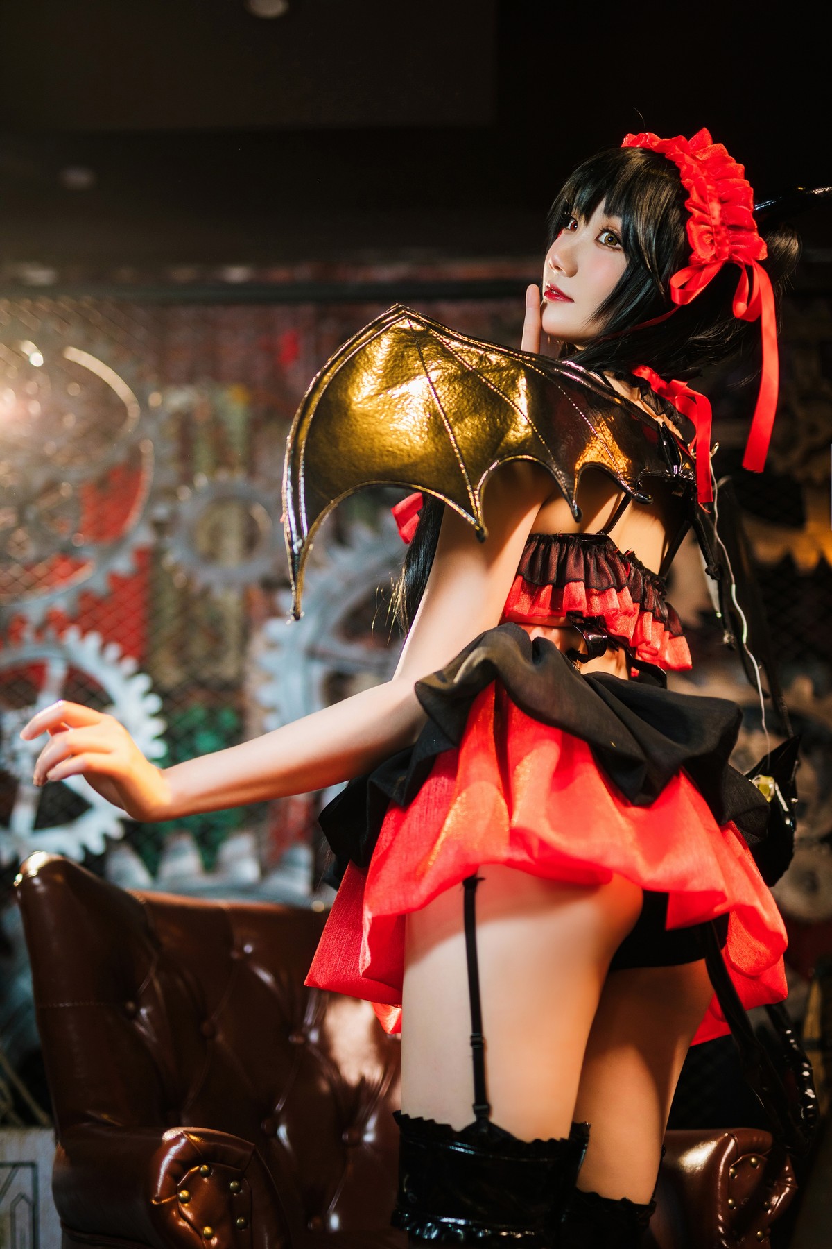 Xgyw.Net_Coser美女瓜希酱时崎狂三主题私房性感多套服饰秀翘臀美腿迷人诱惑写真156P
