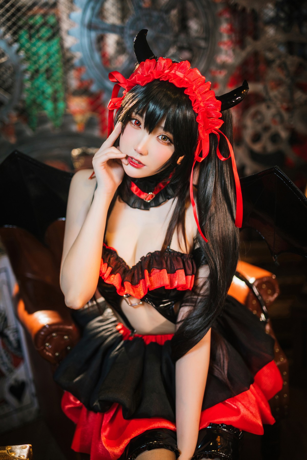 Xgyw.Net_Coser美女瓜希酱时崎狂三主题私房性感多套服饰秀翘臀美腿迷人诱惑写真156P