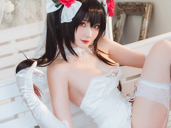 Coser青春美女瓜希酱时崎狂三主题私人性感多套服饰秀蜜桃臀美腿迷人骚扰写真156P