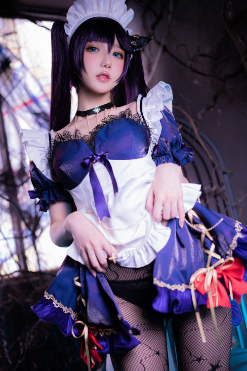 阿包也是兔娘 Cosplay 莫娜女佣