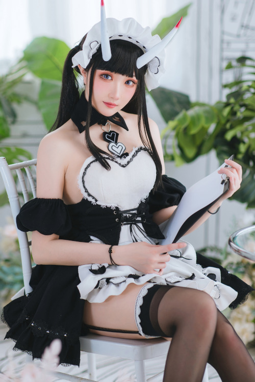 Cosplay 瓜希酱 能代女佣