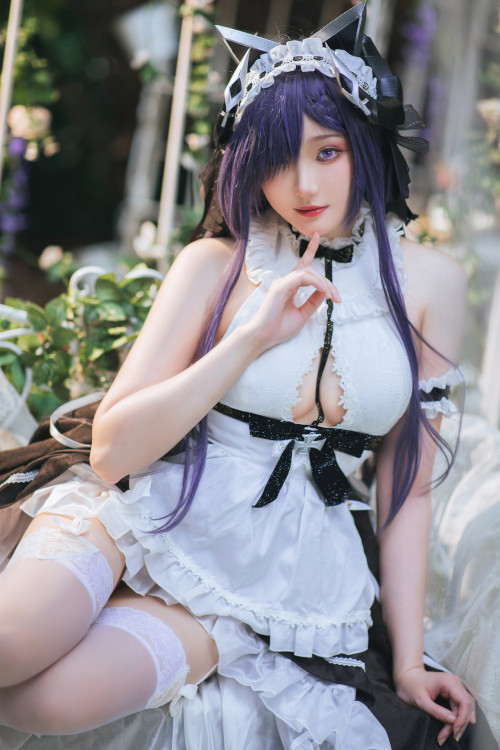 Cosplay 瓜希酱 碧蓝航线 奥古斯特女佣