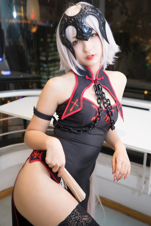 Cosplay 神楽坂真冬 电子相册-中式黑贞 Set.02