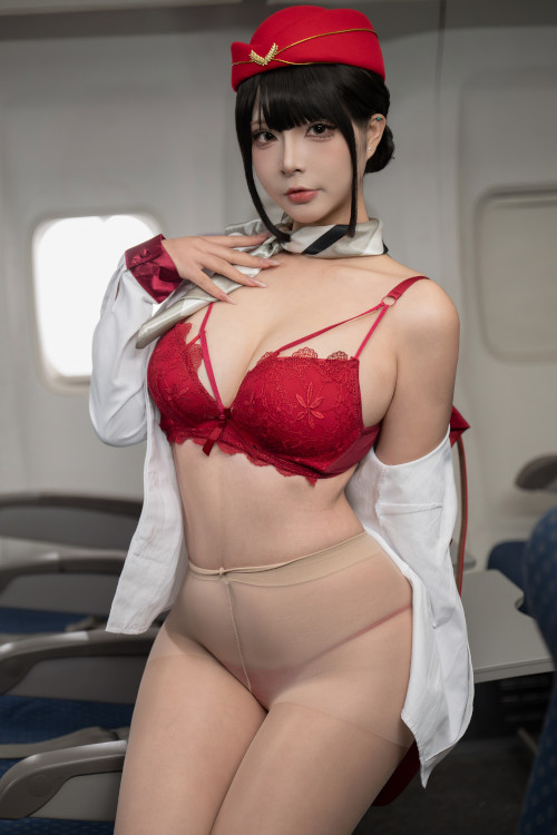 Cosplay Yuuhui玉汇 升舱服务乘务员 Set.01